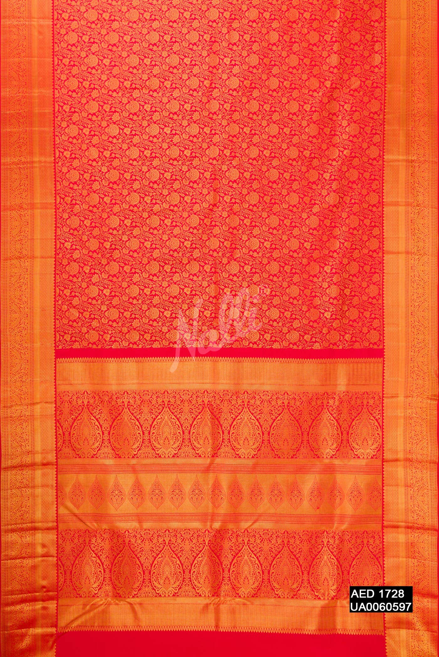 Red Kanchipuram Silk Saree