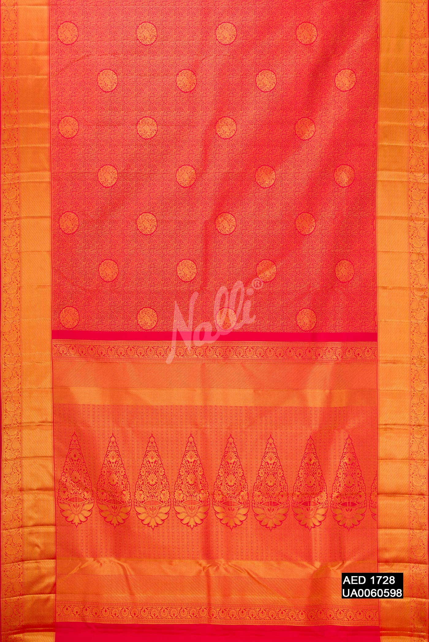 Red Kanchipuram Silk Saree