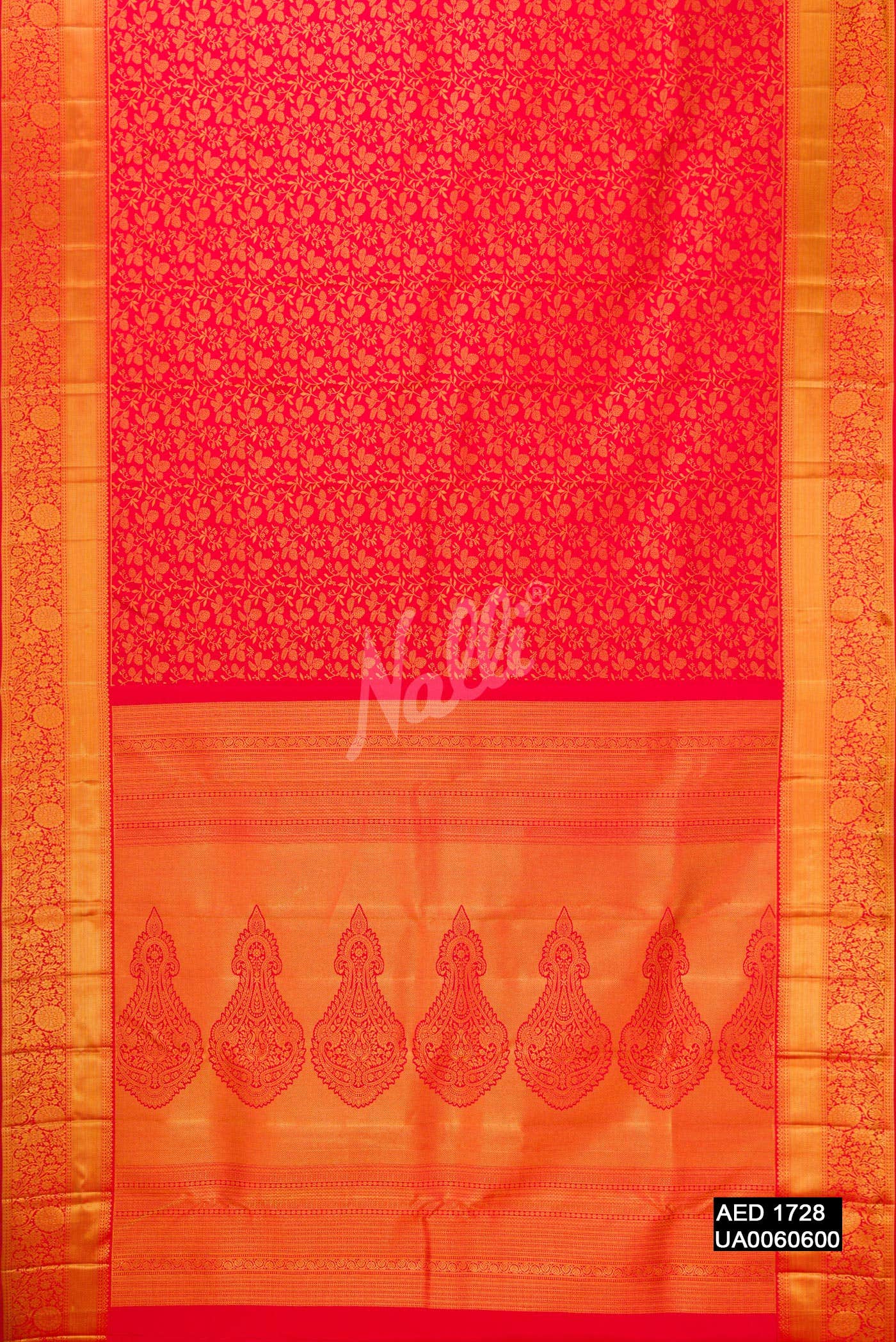 Red Kanchipuram Silk Saree
