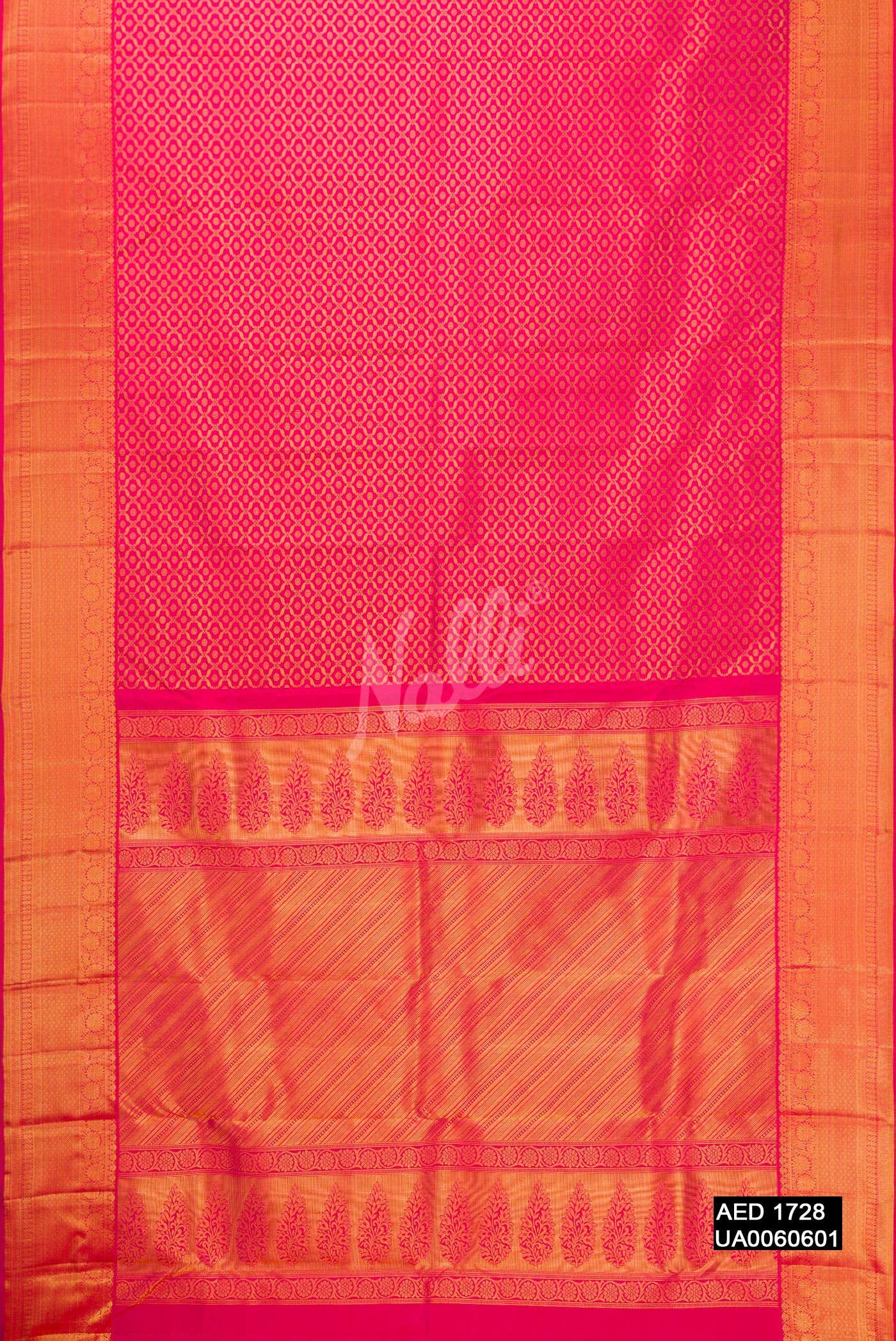 Pink Kanchipuram Silk Saree
