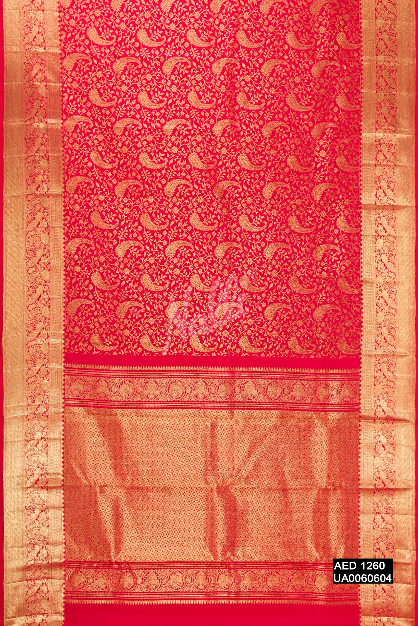 Red Kanchipuram Silk Saree