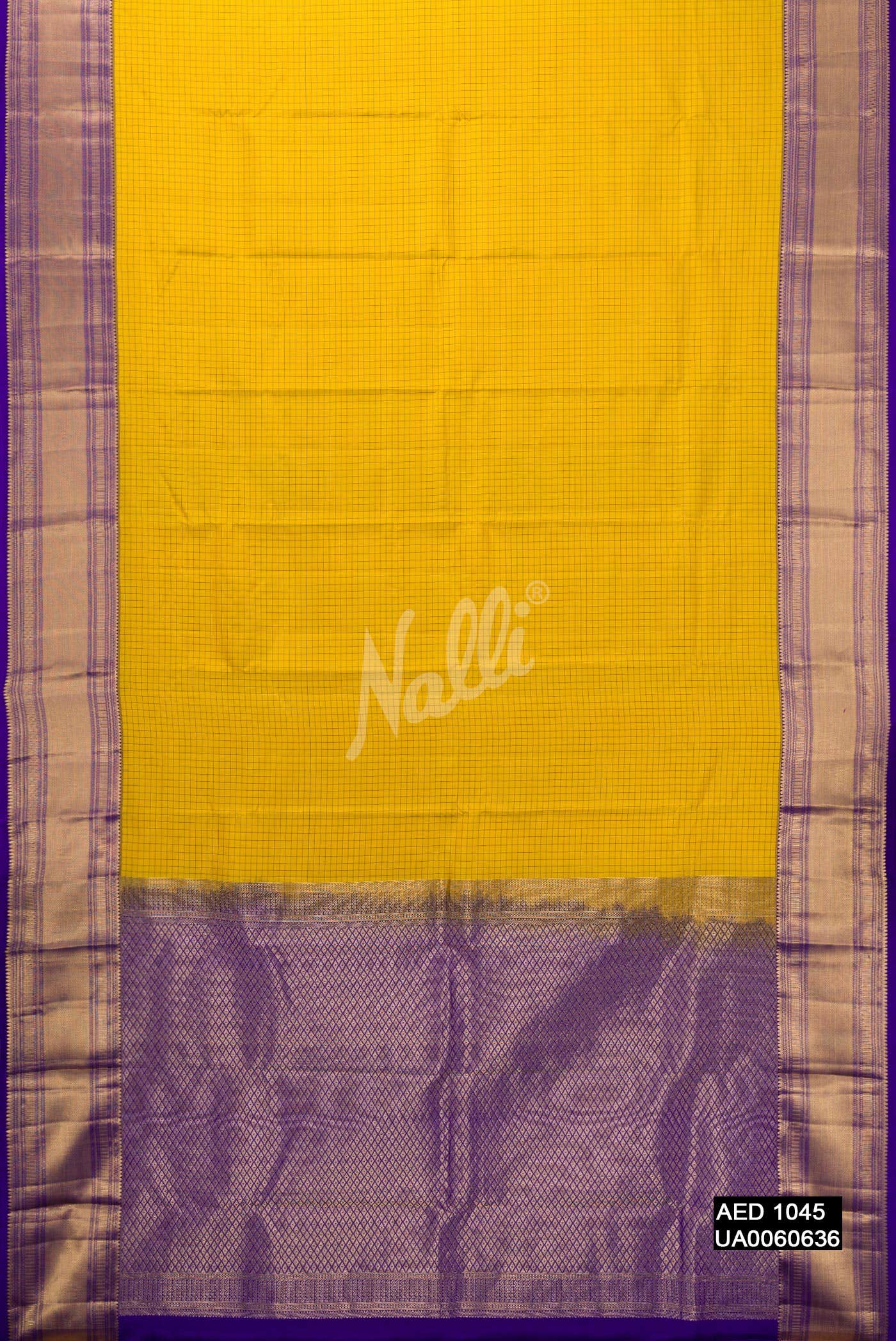Mehandi Green Kanchipuram Silk Saree