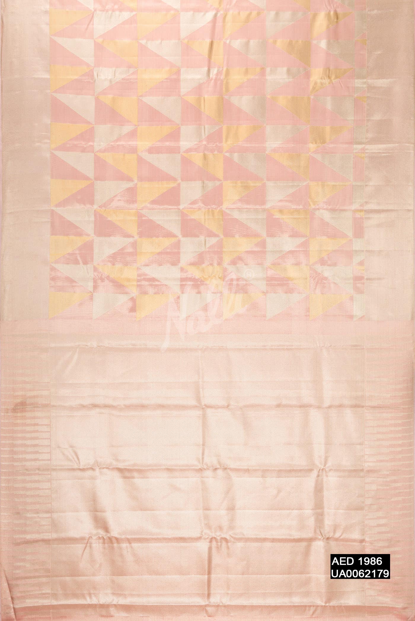 Rose Gold Kanchipuram Tissue Silk Saree