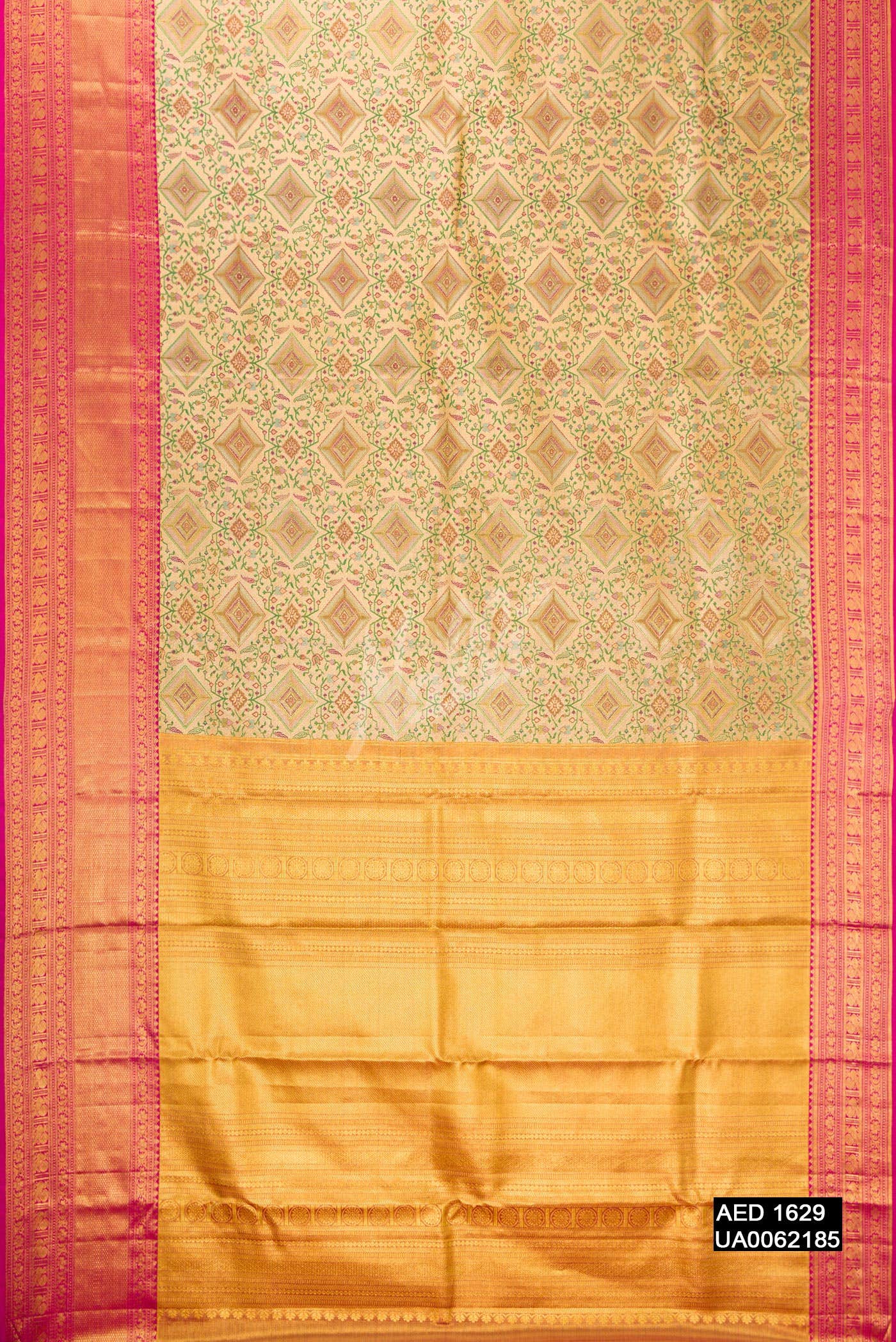 Gold Kanchipuram Tissue Silk Saree