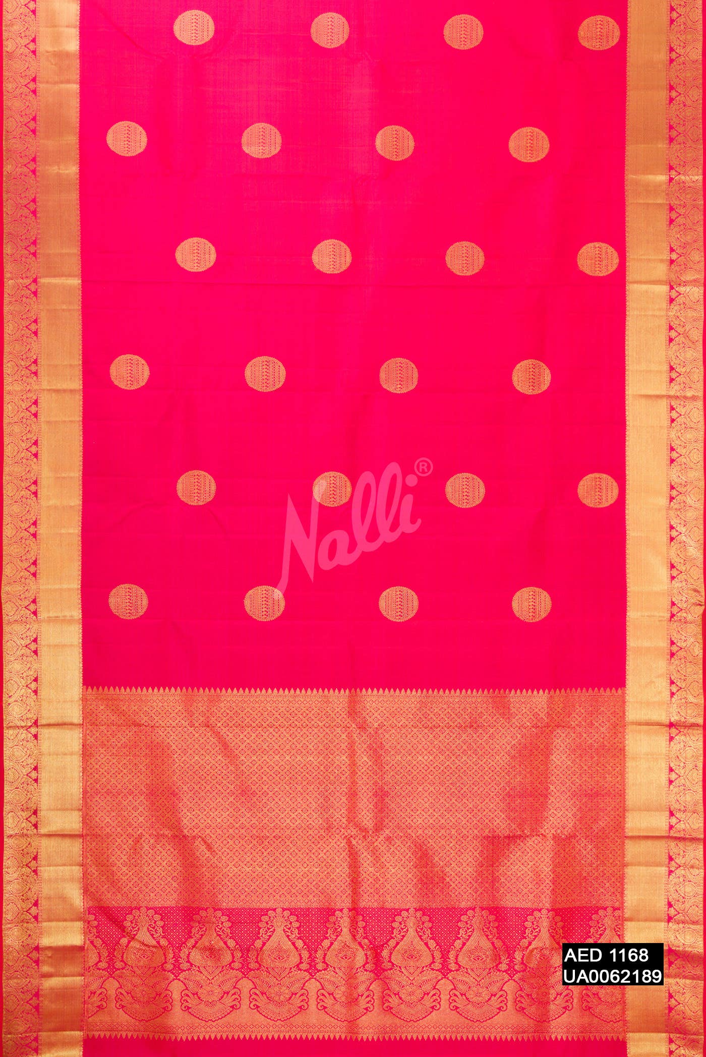 Pink Kanchipuram Silk Saree
