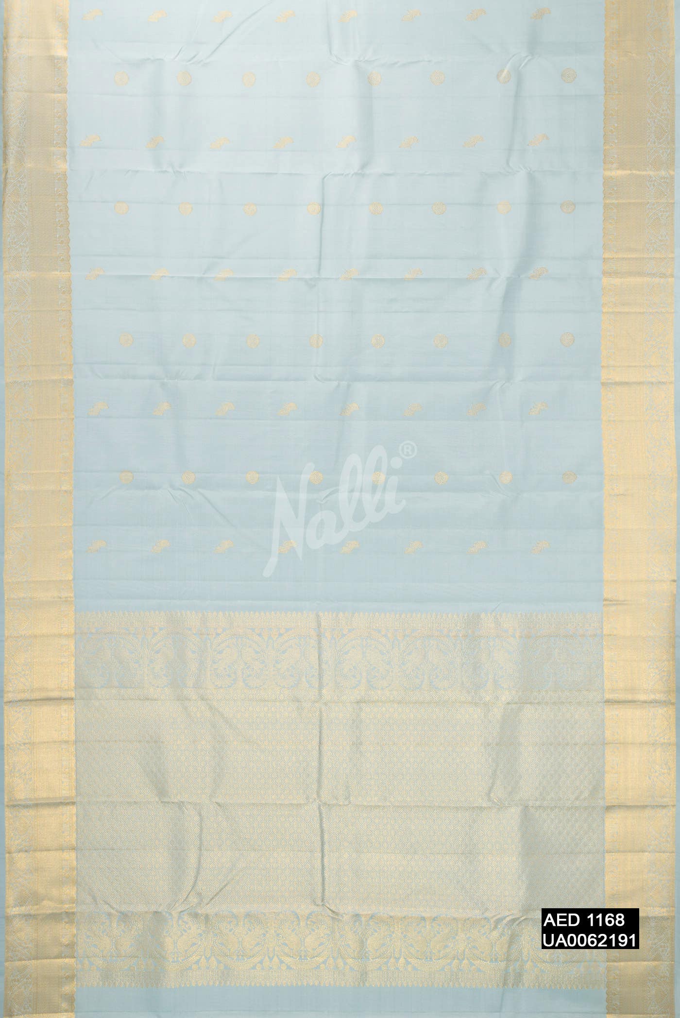 Light Blue Kanchipuram Silk Saree