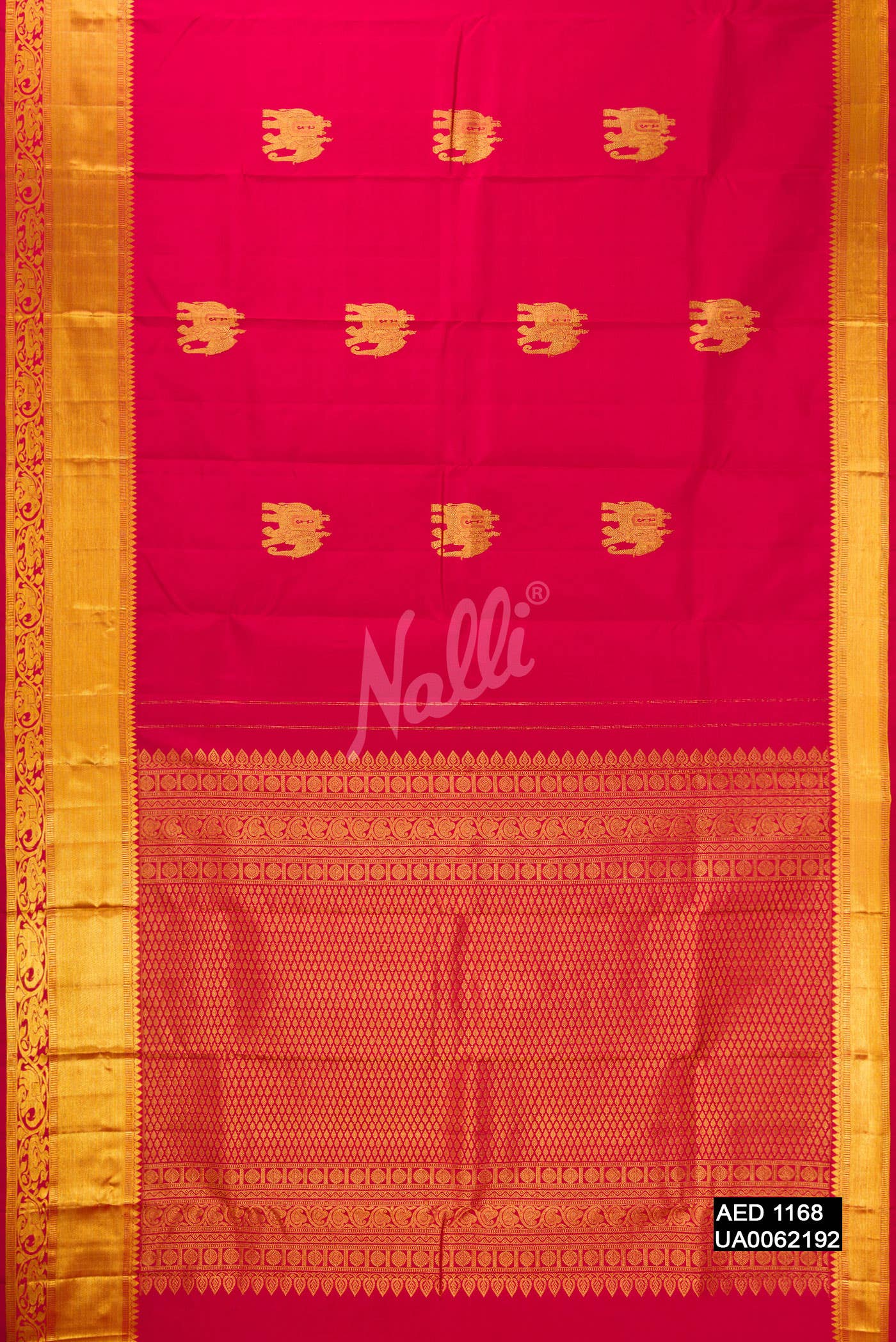 Red Kanchipuram Silk Saree