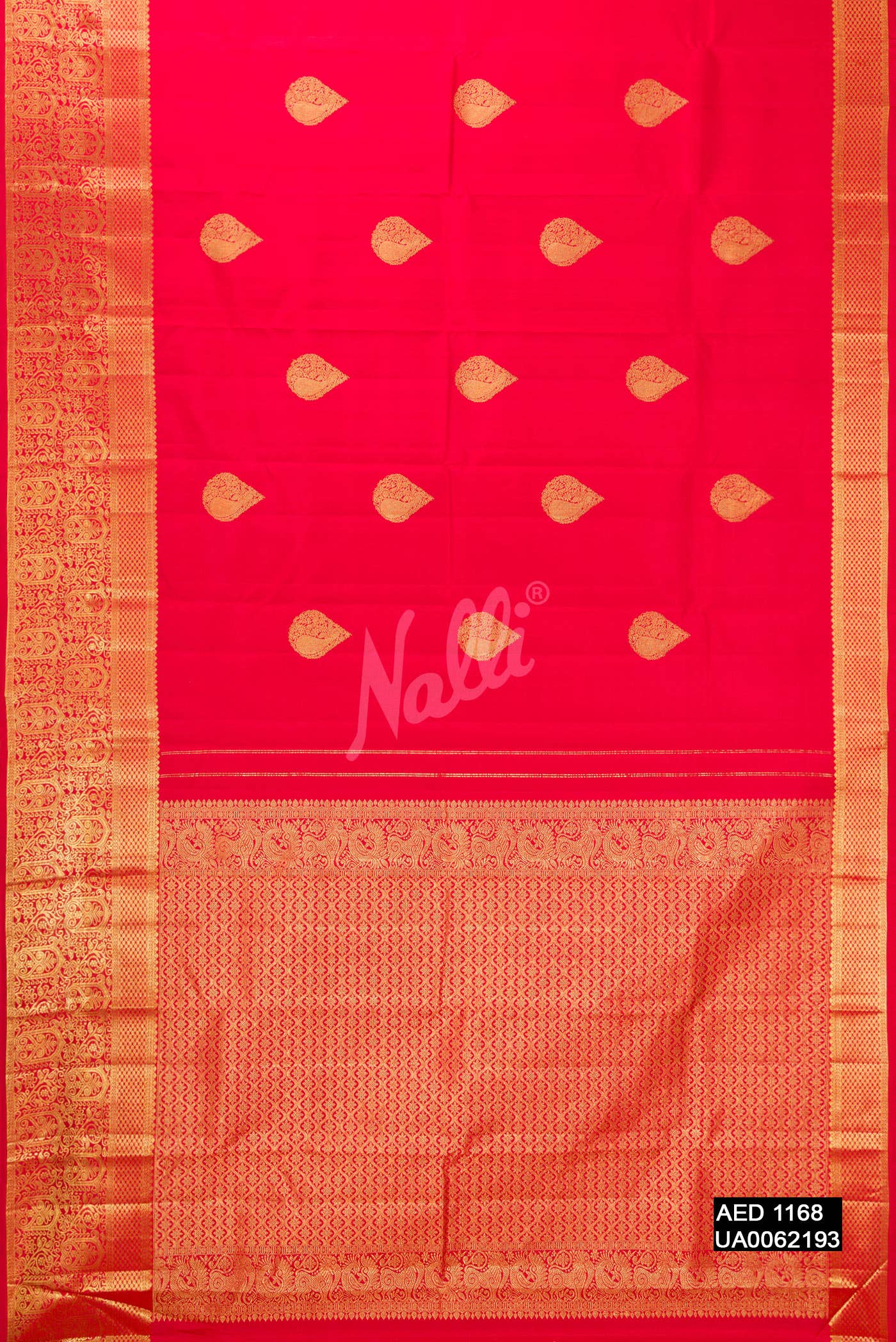 Red Kanchipuram Silk Saree