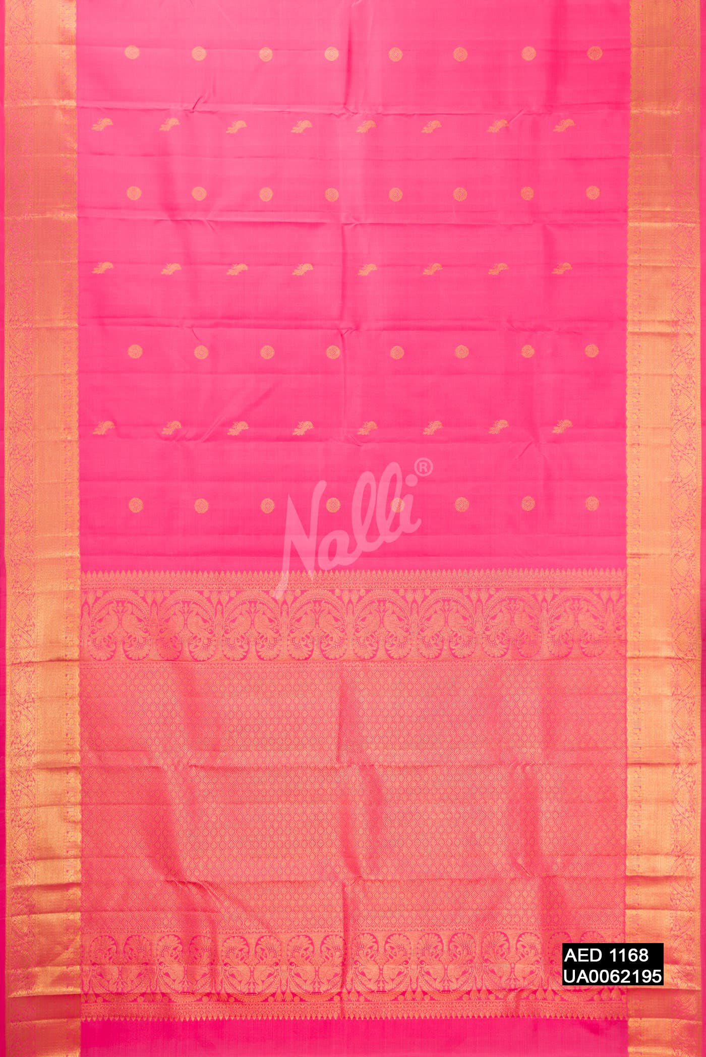 Pink Kanchipuram Silk Saree