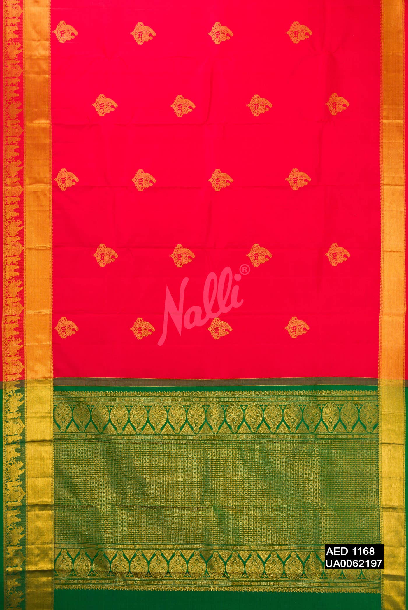 Red Kanchipuram Silk Saree