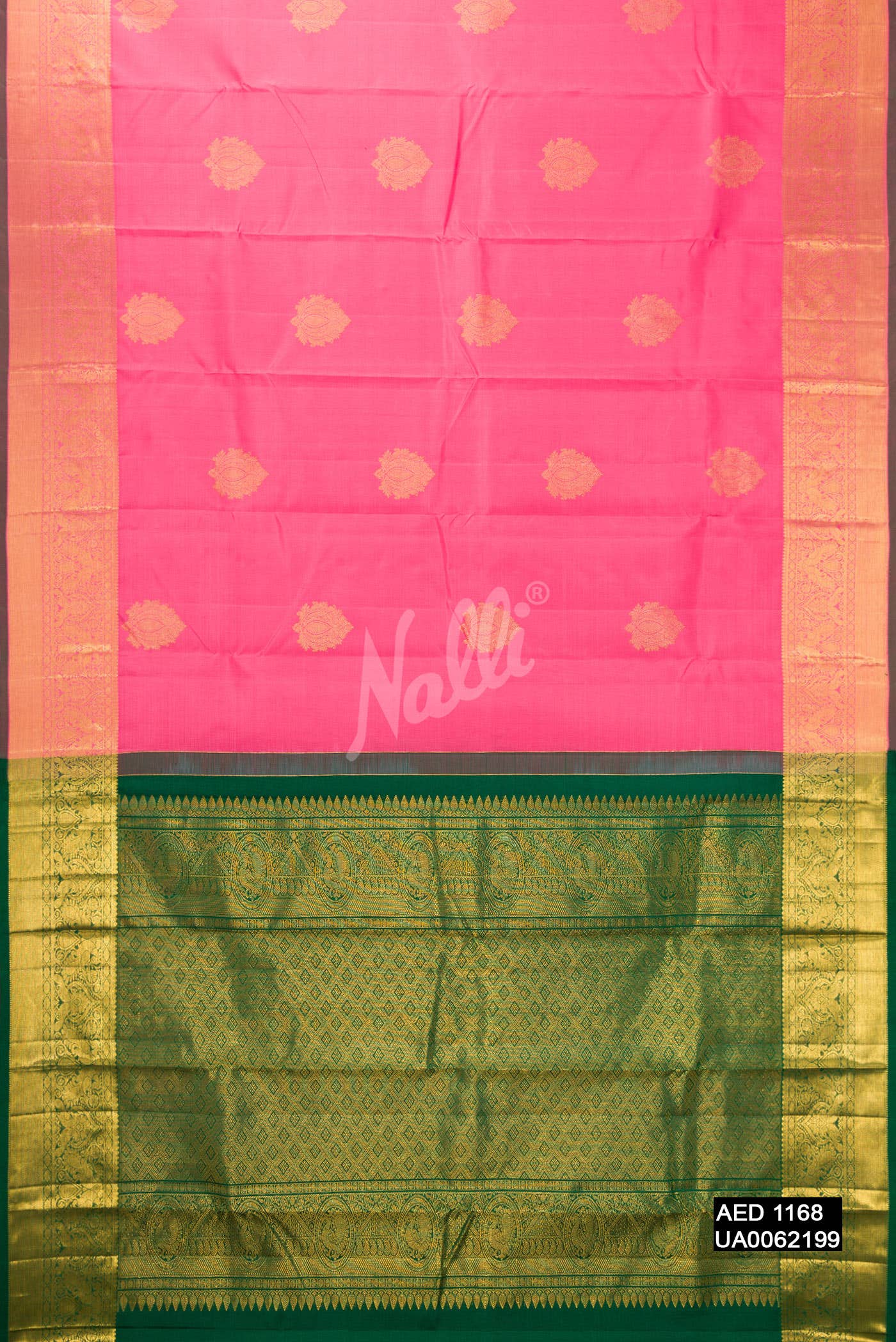 Pink Kanchipuram Silk Saree