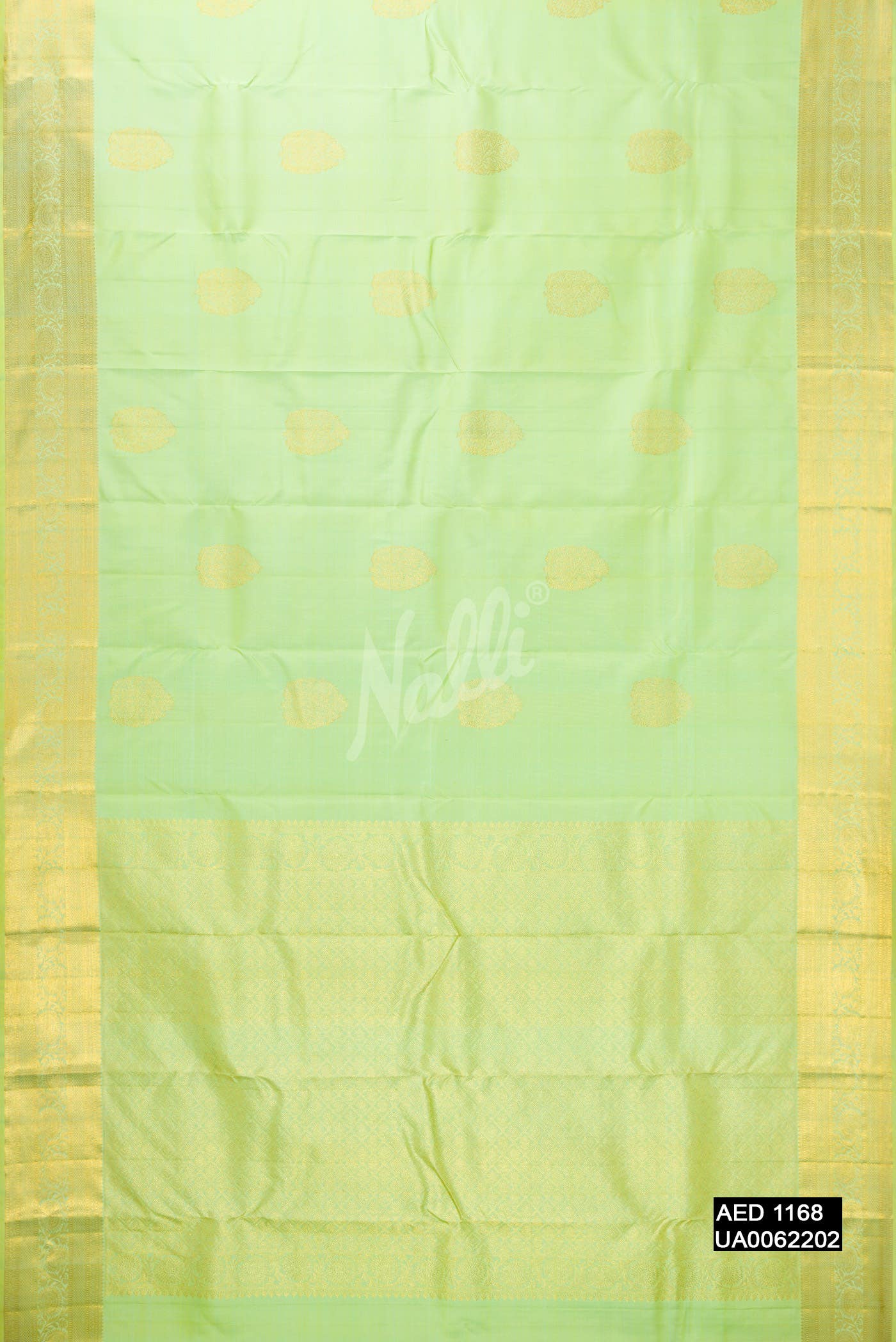 Light Green Kanchipuram Silk Saree