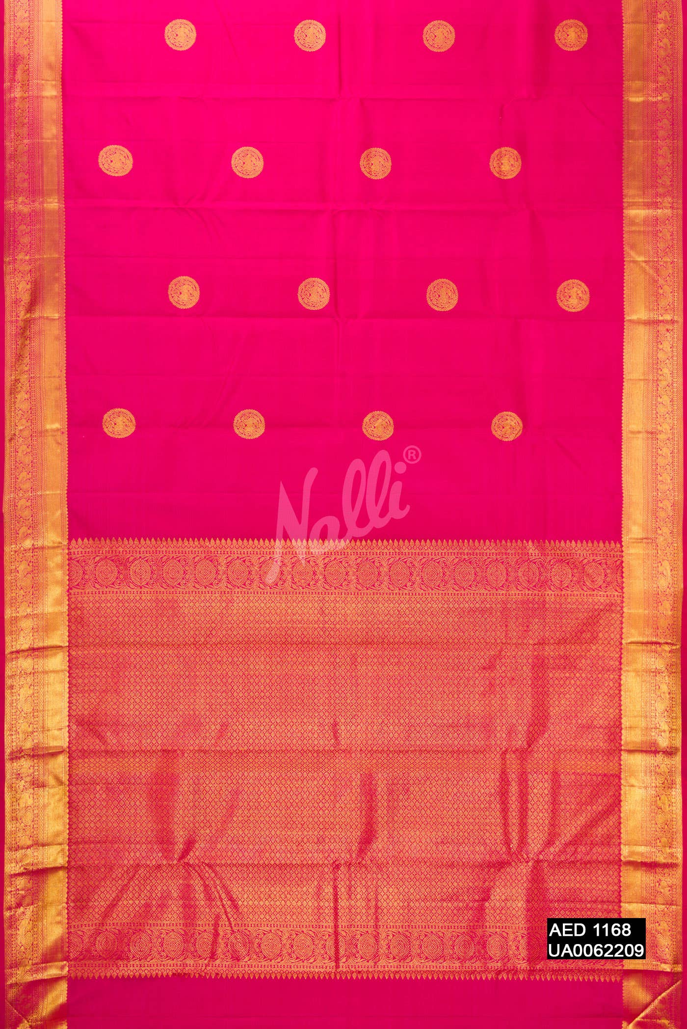 Pink Kanchipuram Silk Saree