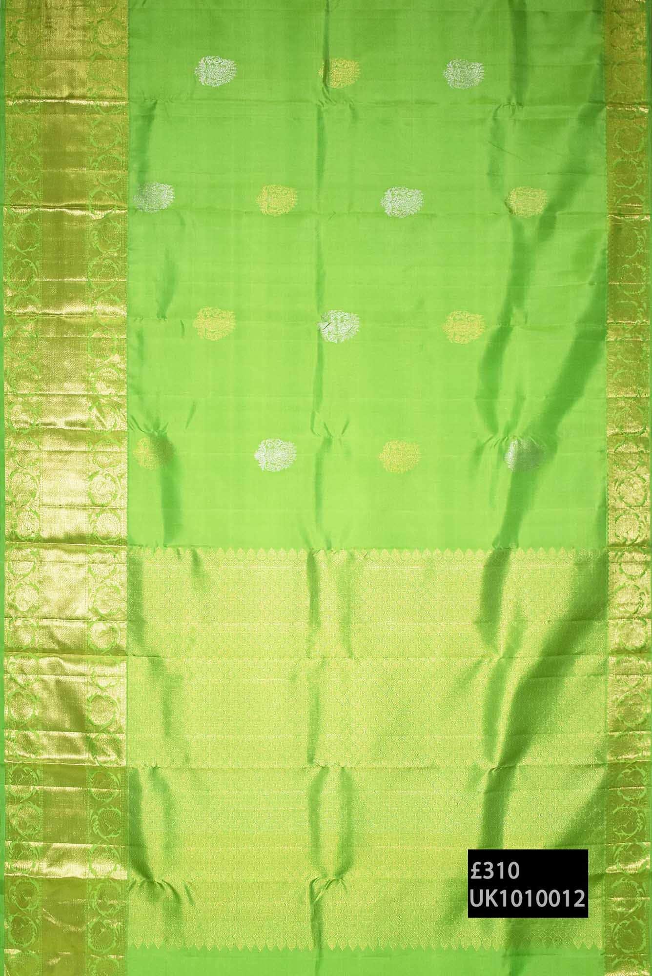 Green Kanchipuram Saree