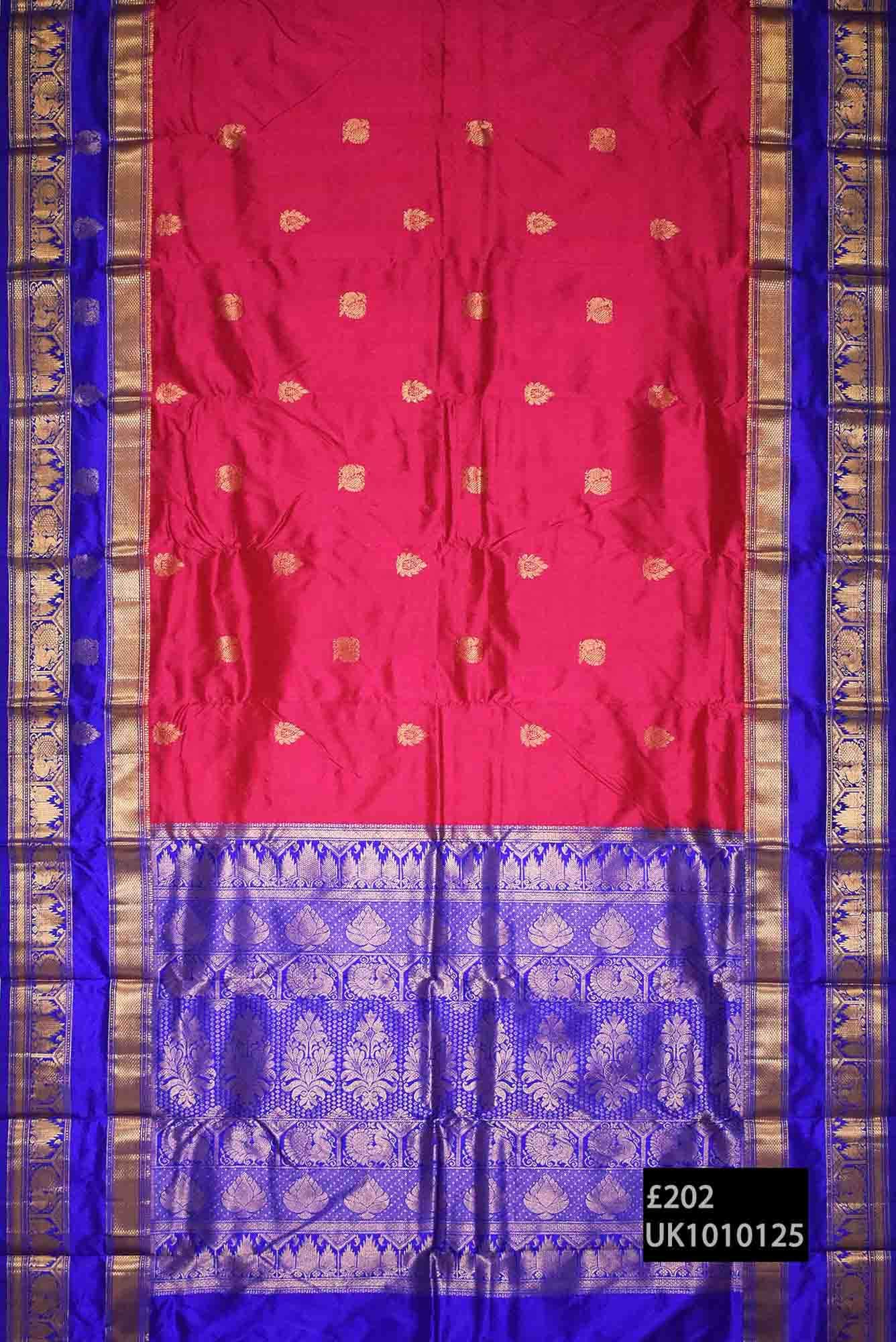 Pink Kanchipuram Saree
