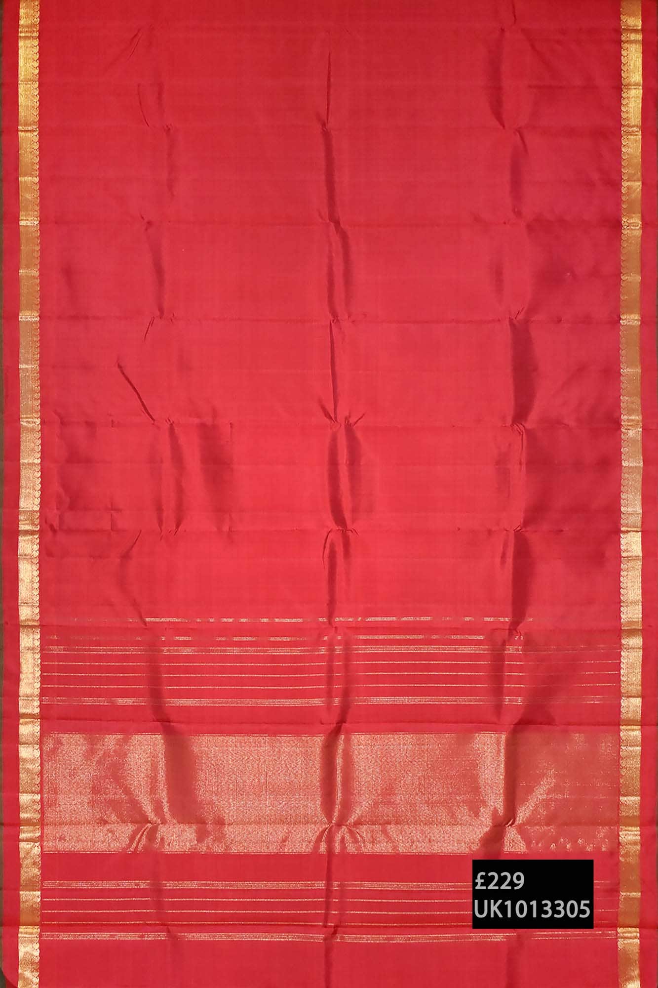 Red Kanchipuram Saree