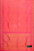 Pink with Orange Dual Tone Kanchipuram Silk Saree