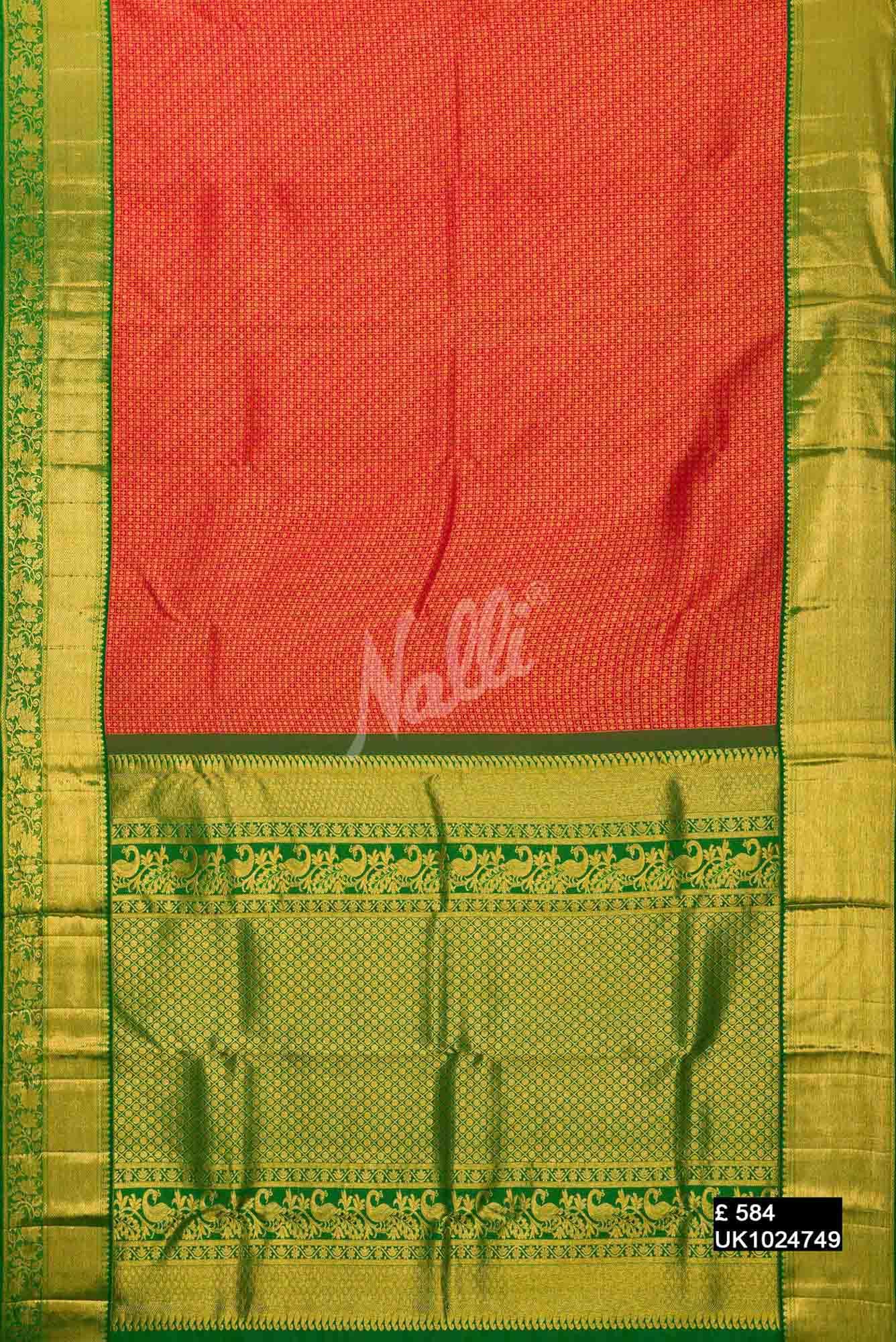 Red Kanchipuram Silk Saree