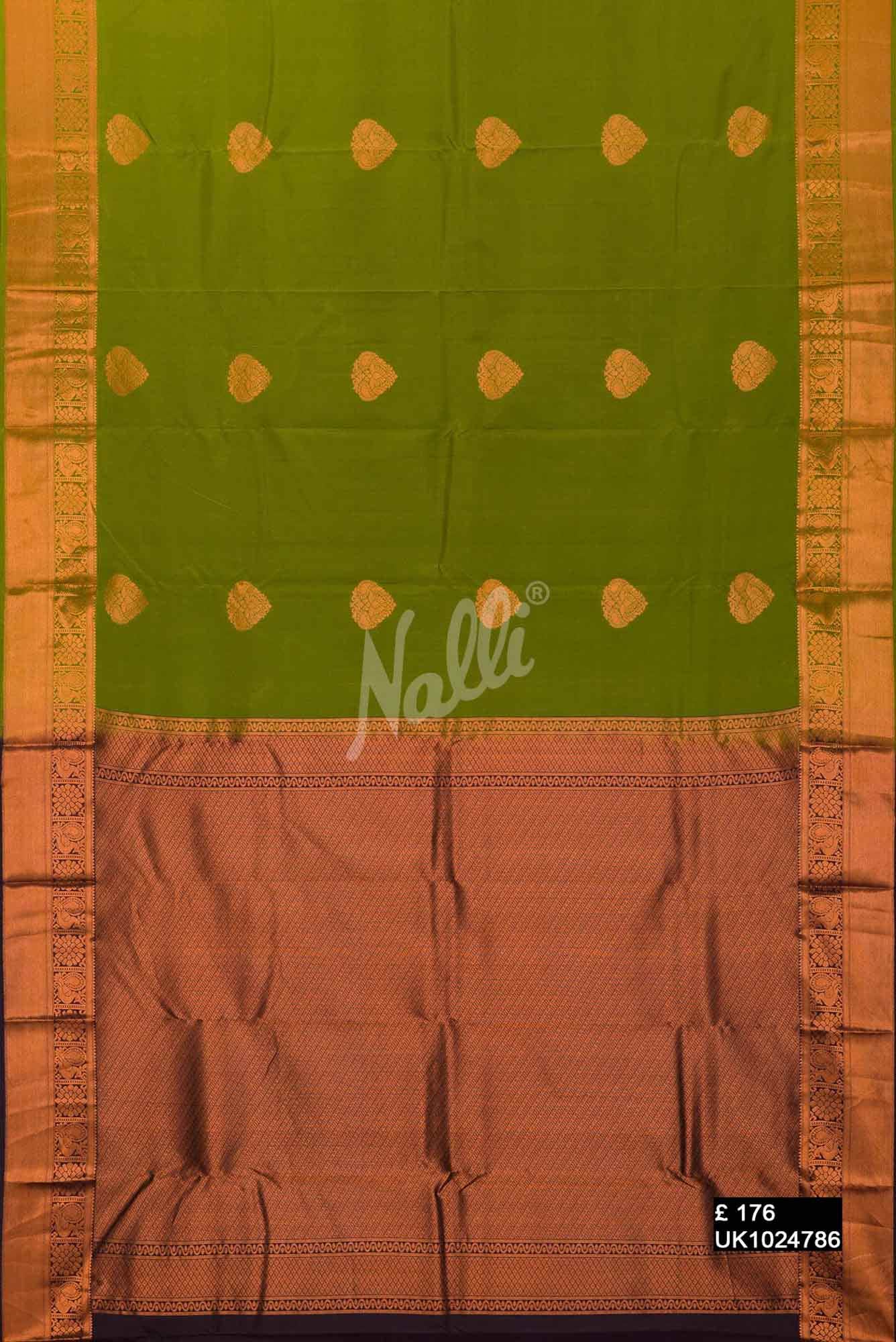 Green Kanchipuram Silk Saree