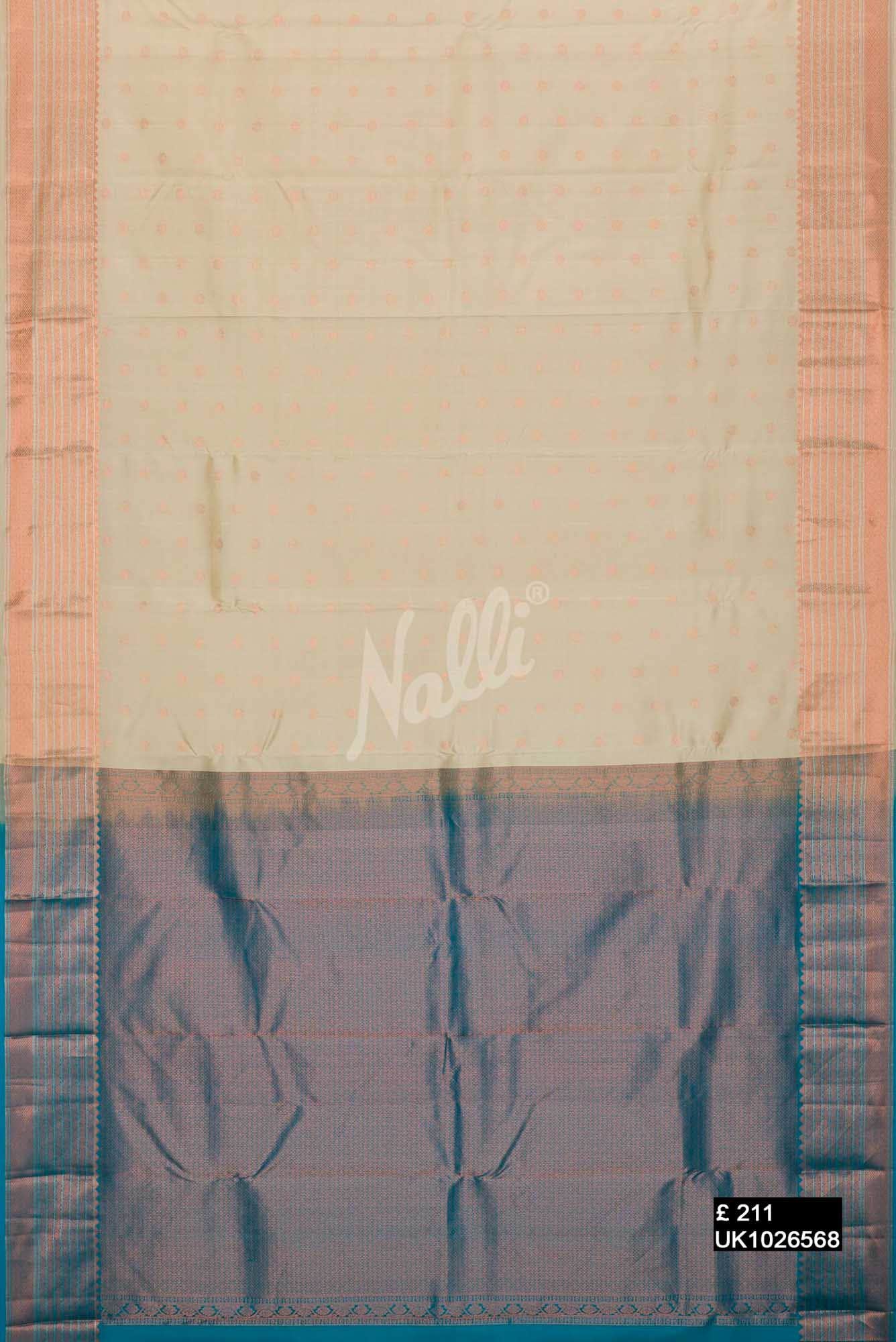 Sandal Kanchipuram Silk Saree