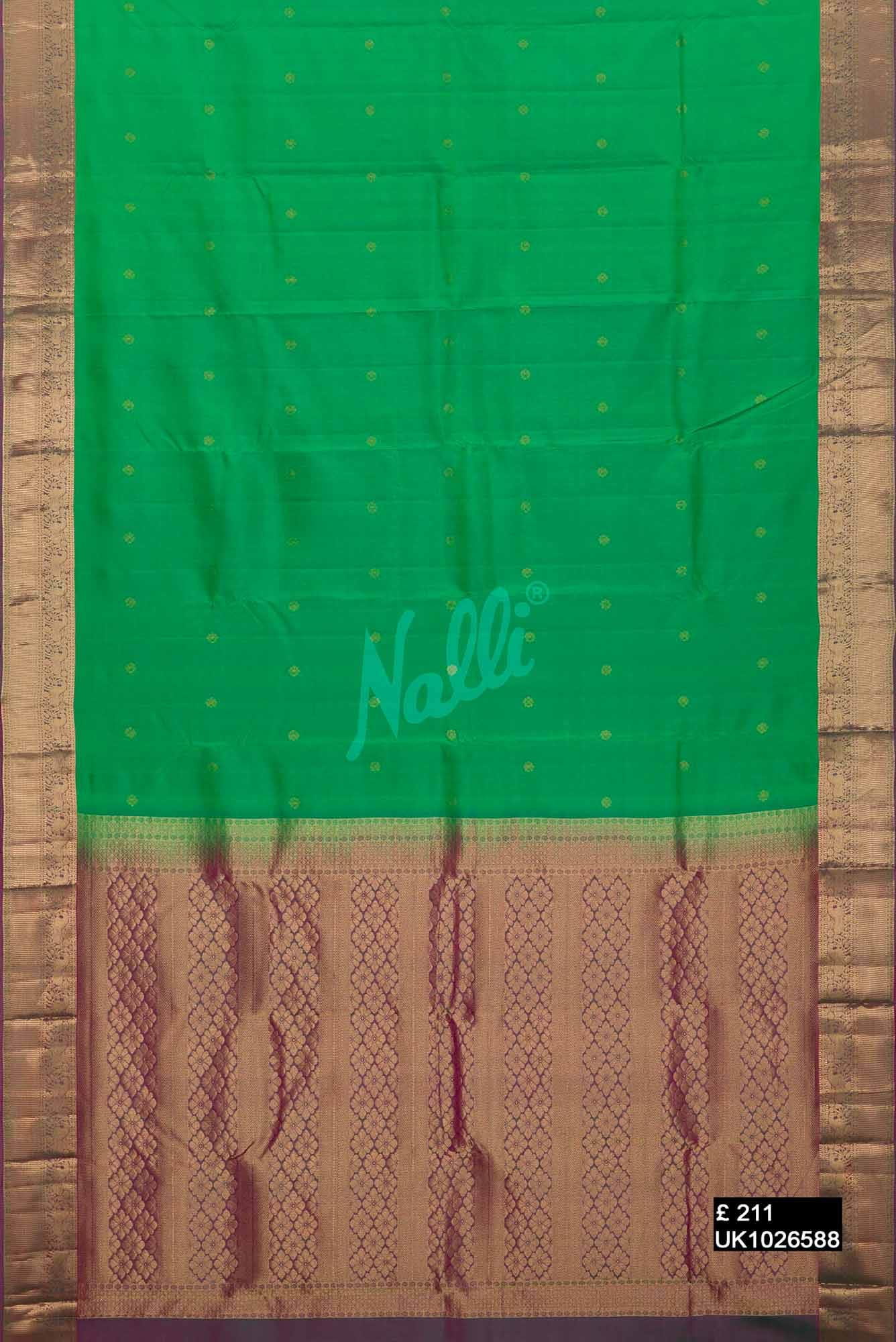 Green Kanchipuram Silk Saree