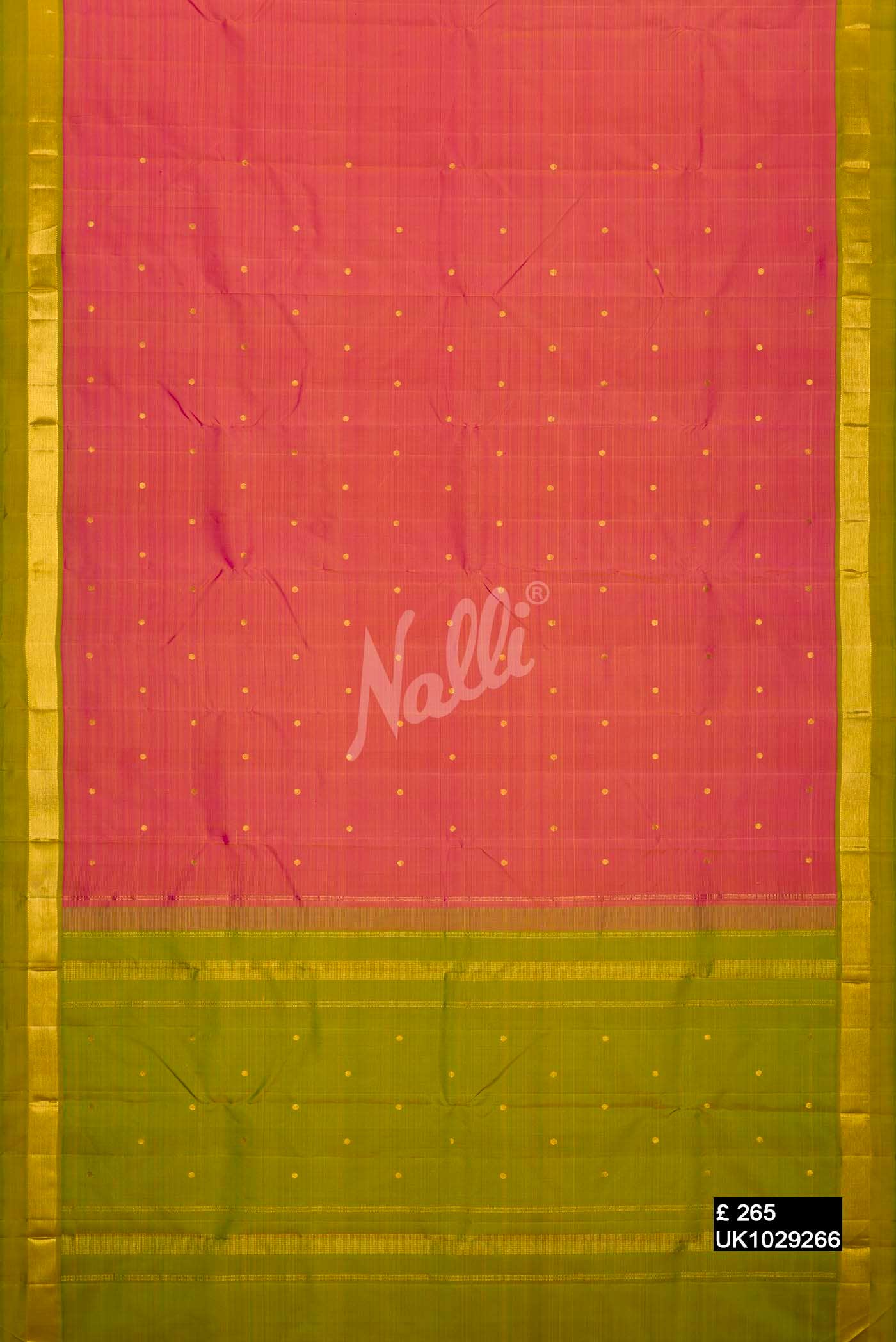 Pink Kanchipuram Silk Saree