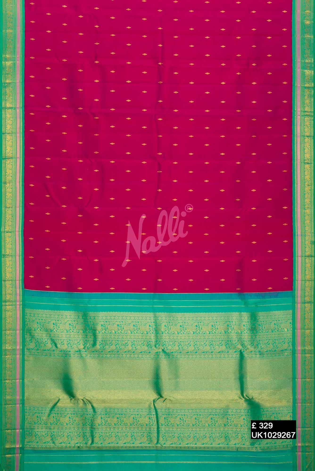 Purple Kanchipuram Silk Saree