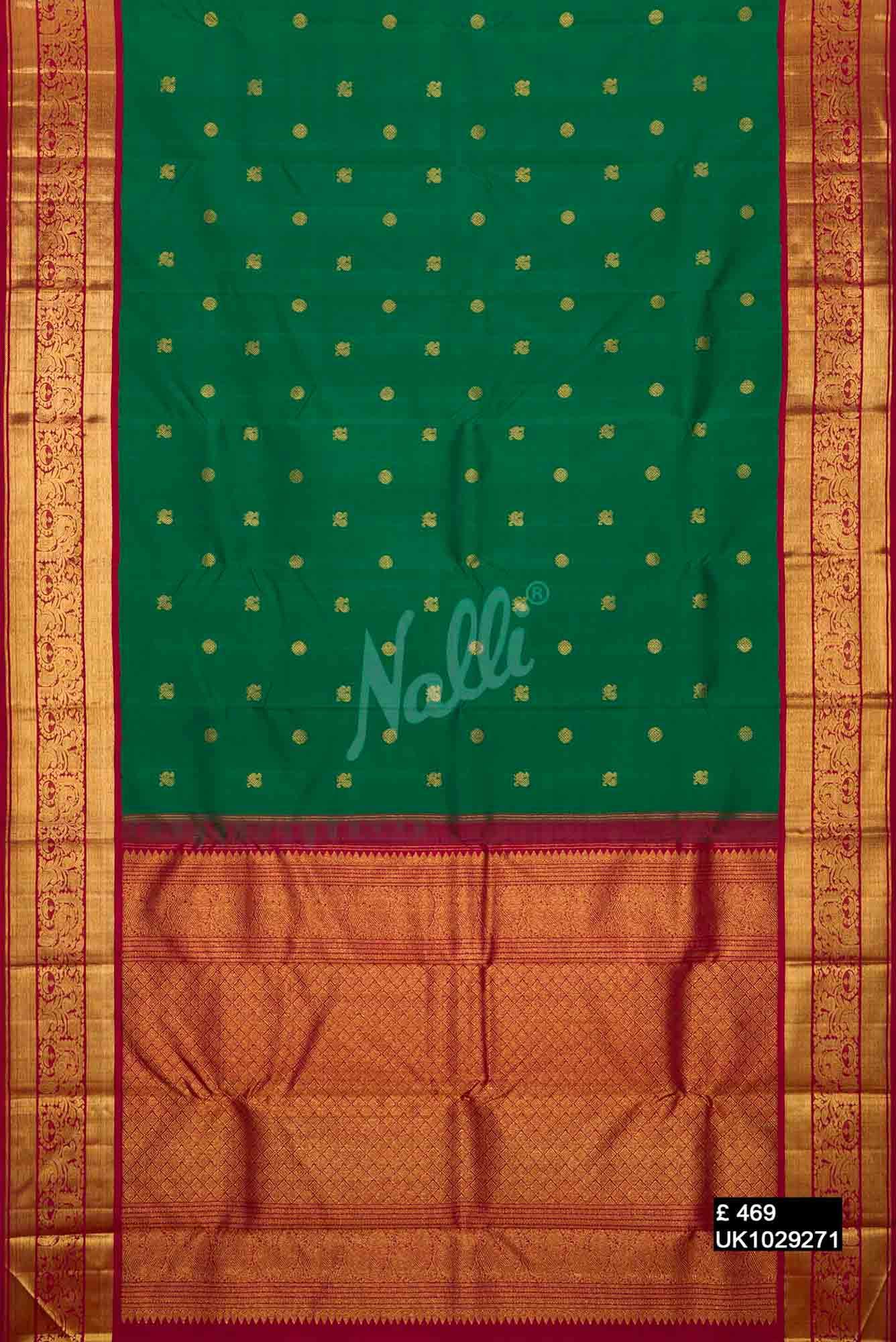 Green Kanchipuram Silk Saree