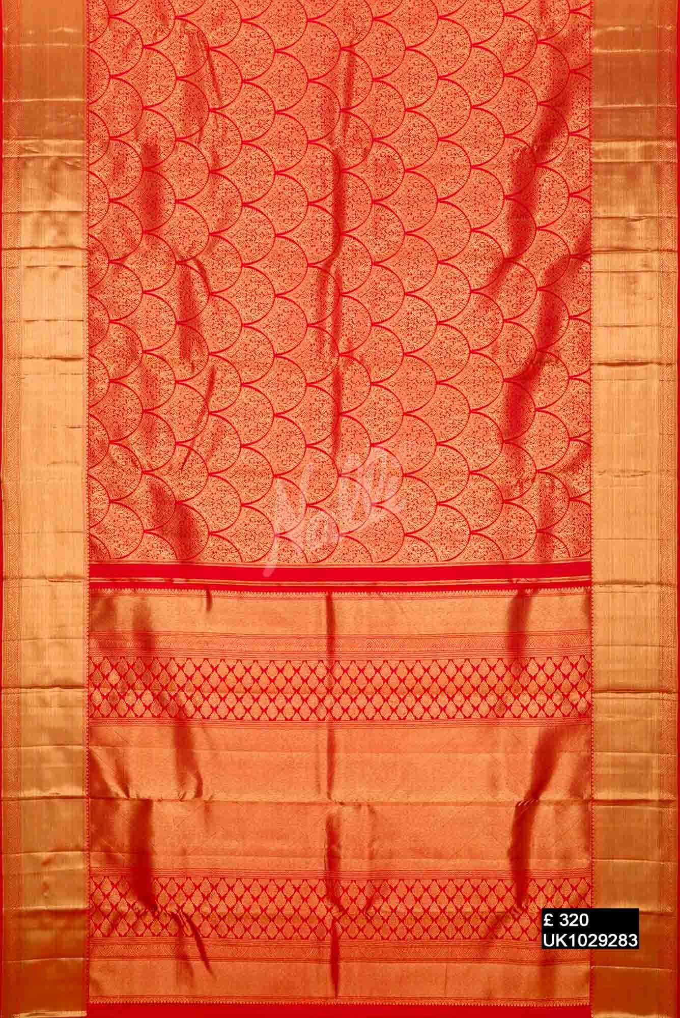 Red Kanchipuram Silk Saree