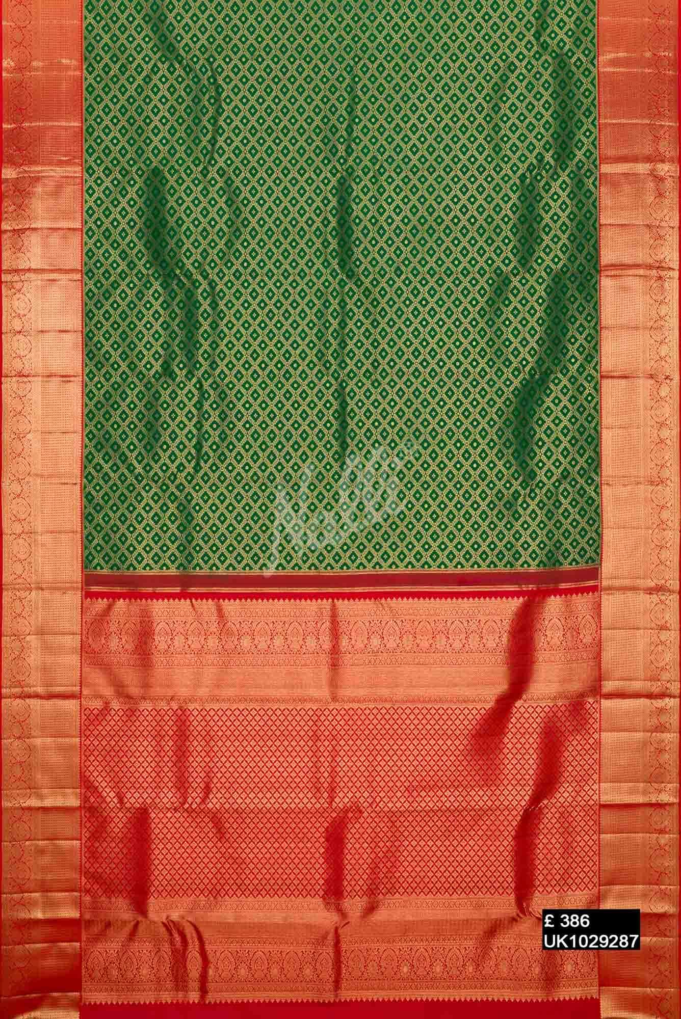 Green Kanchipuram Silk Saree