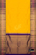 Yellow Kanchipuram Silk Saree