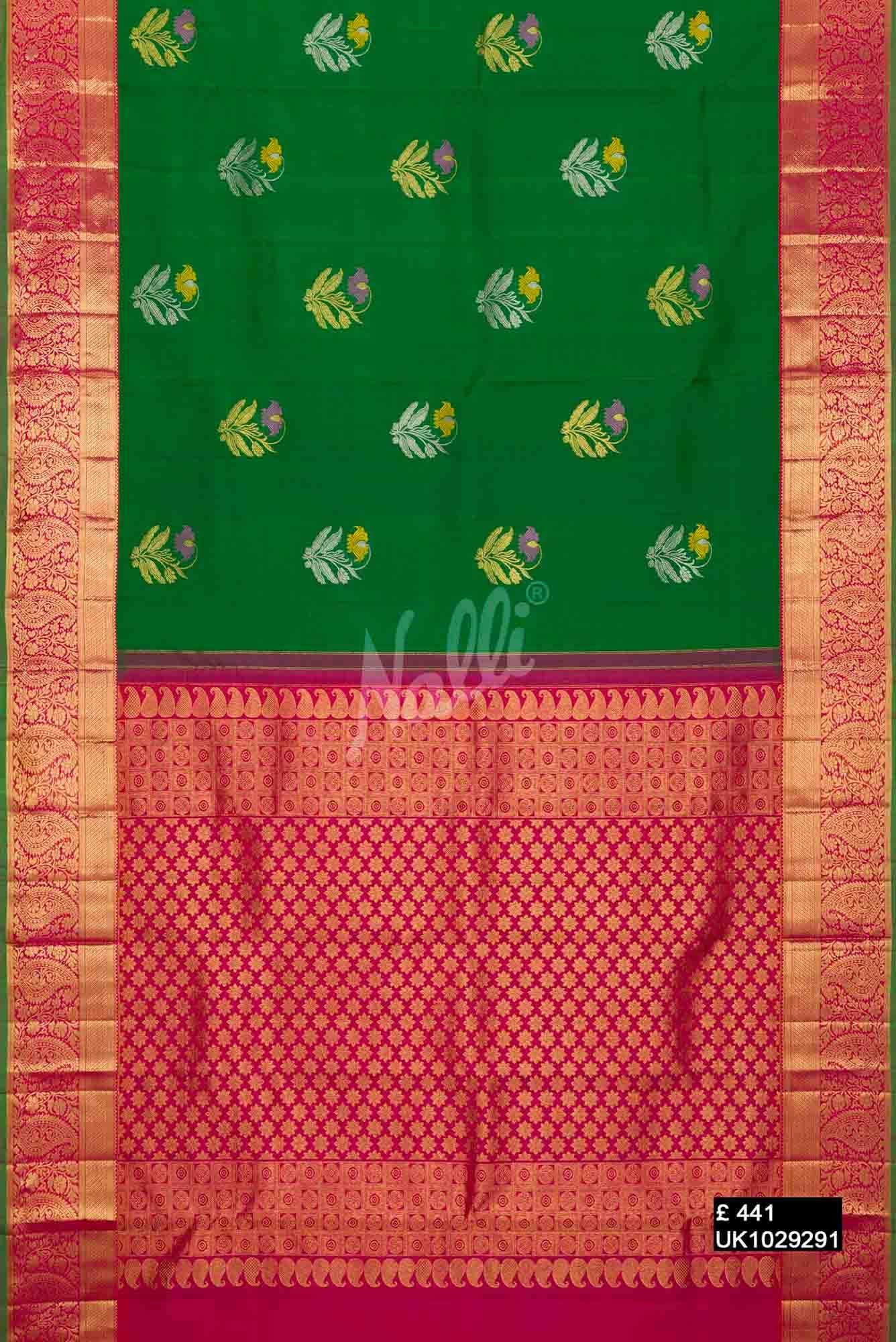 Green Kanchipuram Silk Saree