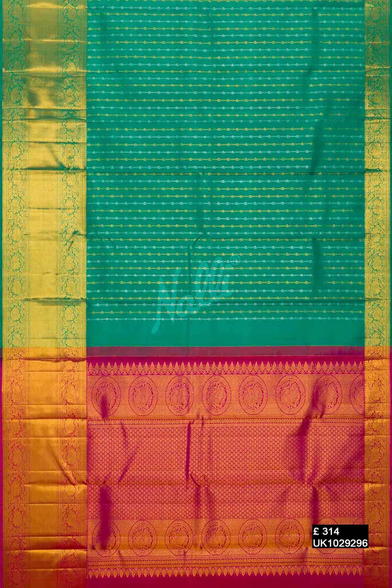Green Kanchipuram Silk Saree