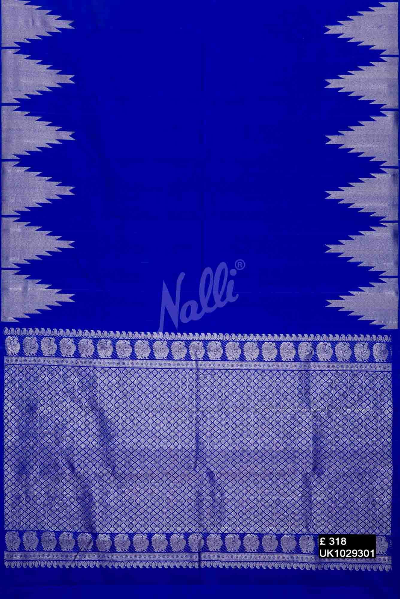 Royal Blue Kanchipuram Silk Saree