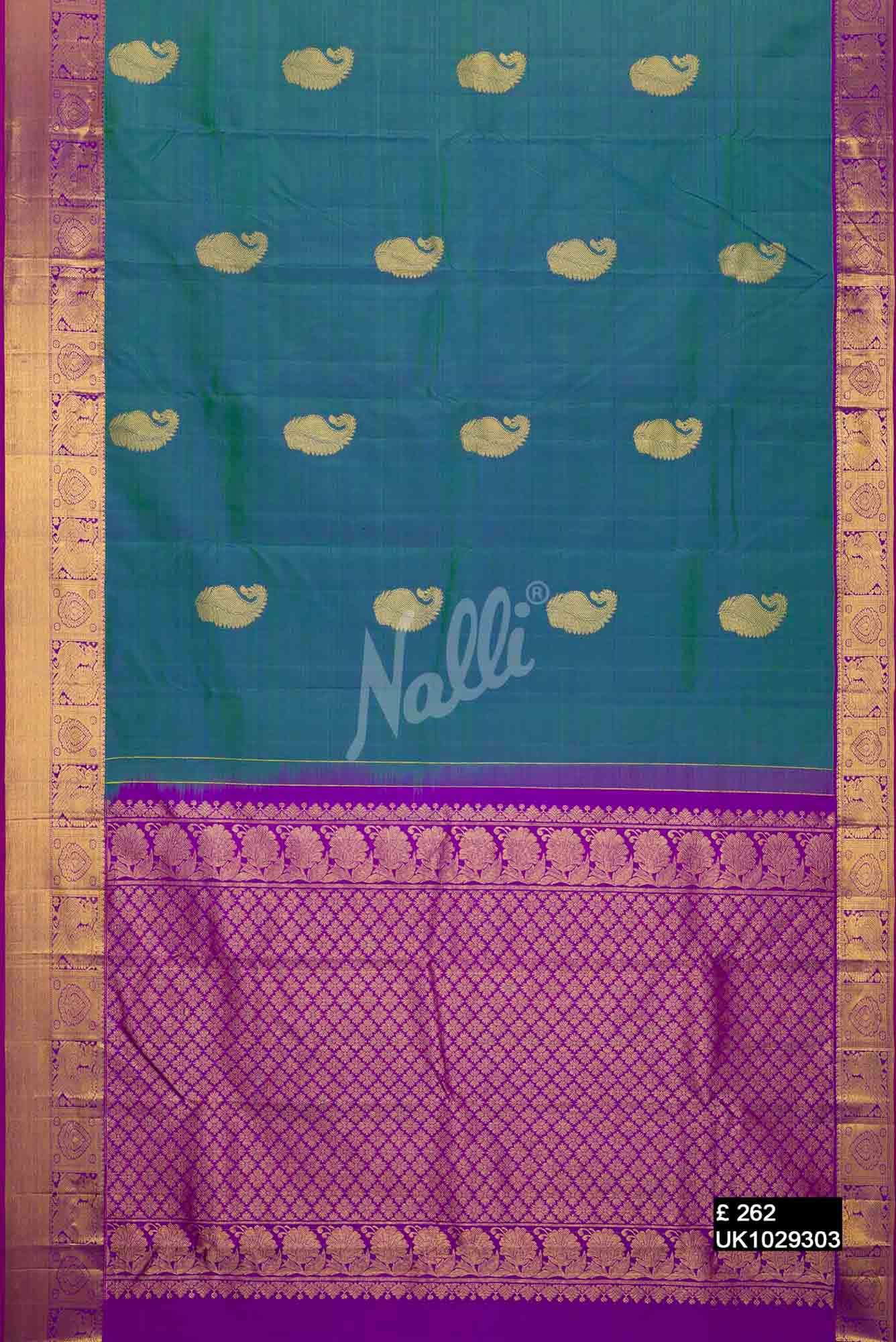 Green Kanchipuram Silk Saree