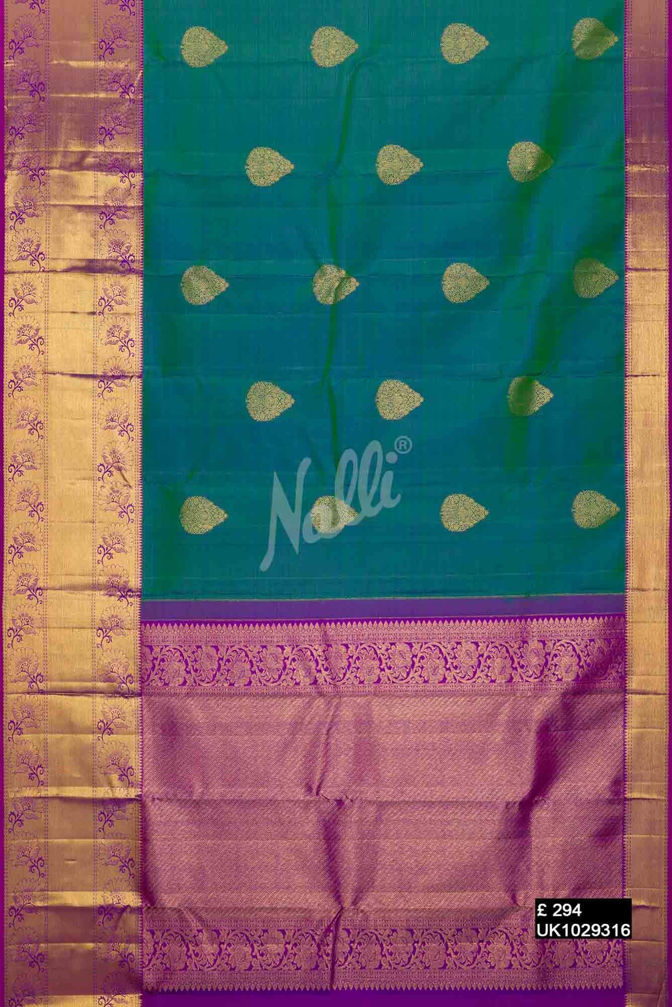 Green Kanchipuram Silk Saree