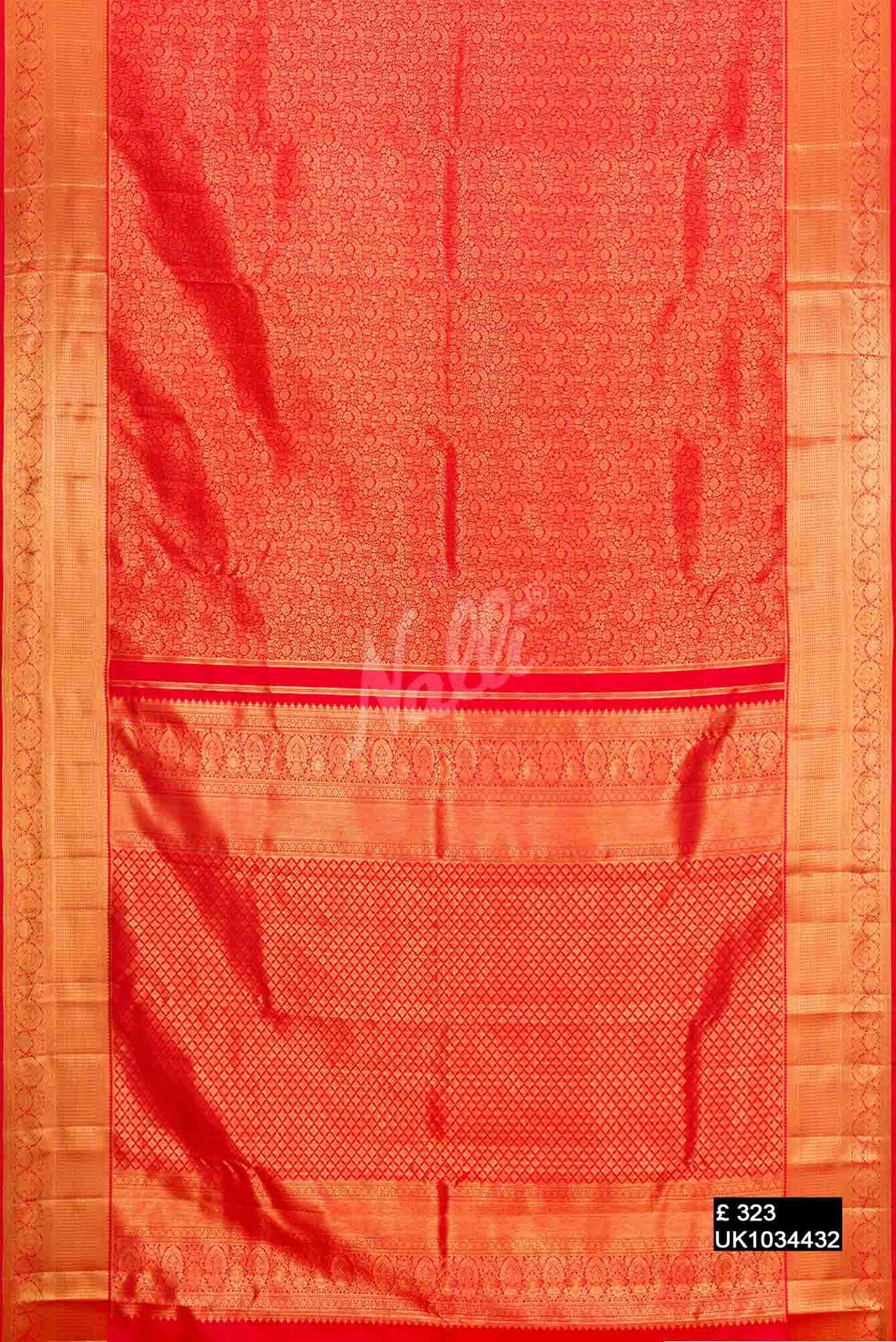 Red Kanchipuram Silk Saree