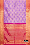 Lavender Kanchipuram Silk Saree