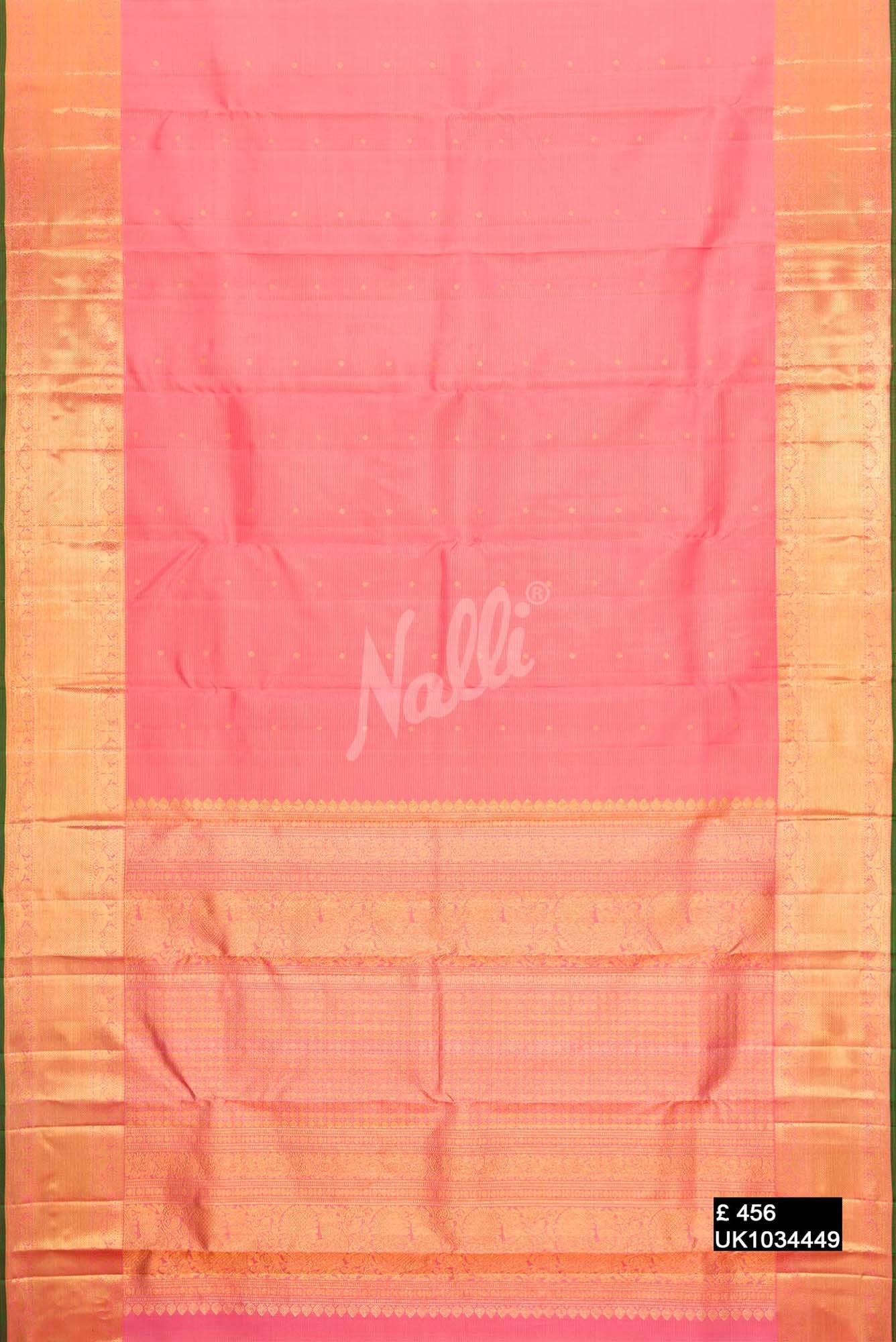 Pink Kanchipuram Silk Saree