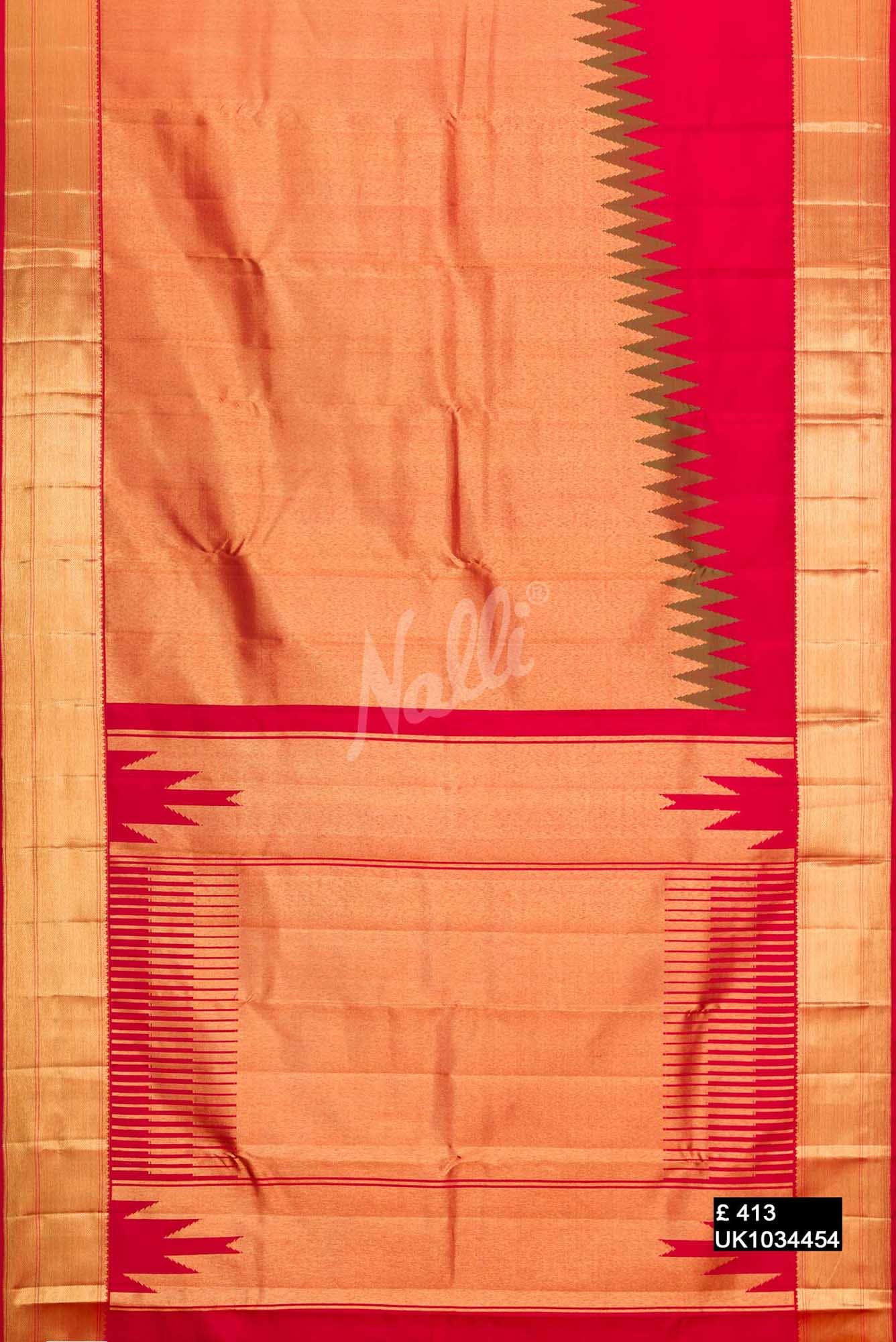 Red Kanchipuram Silk Saree