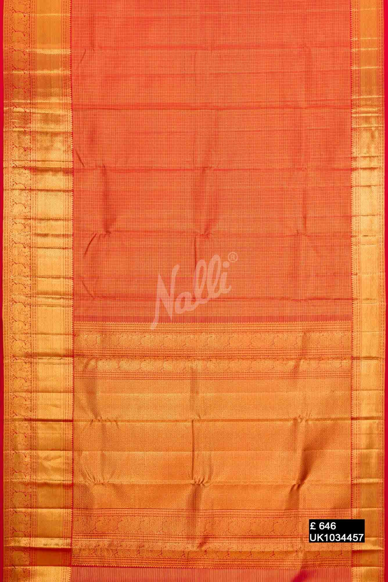 Red Kanchipuram Silk Saree