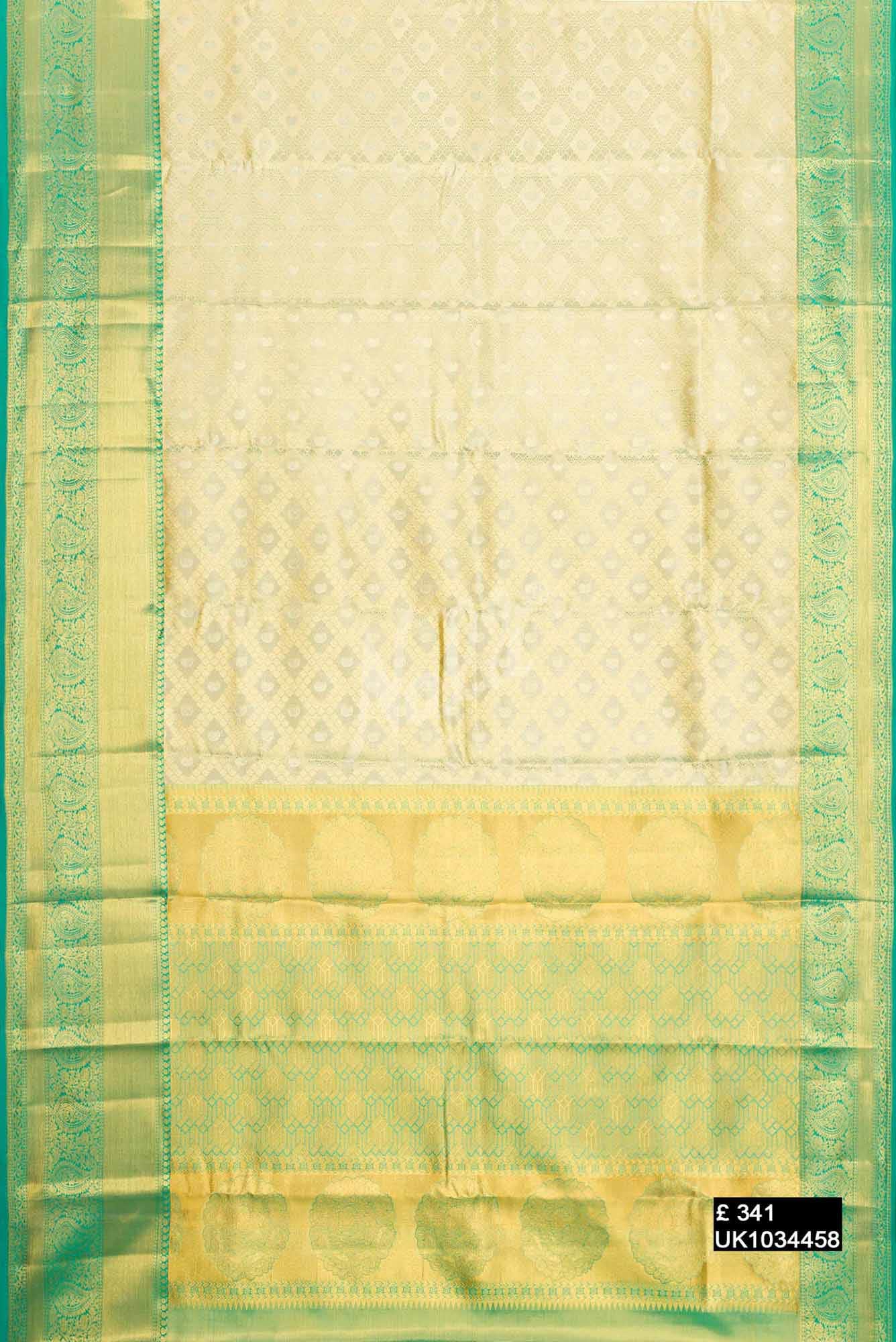 Gold Kanchipuram Tissue Silk Saree