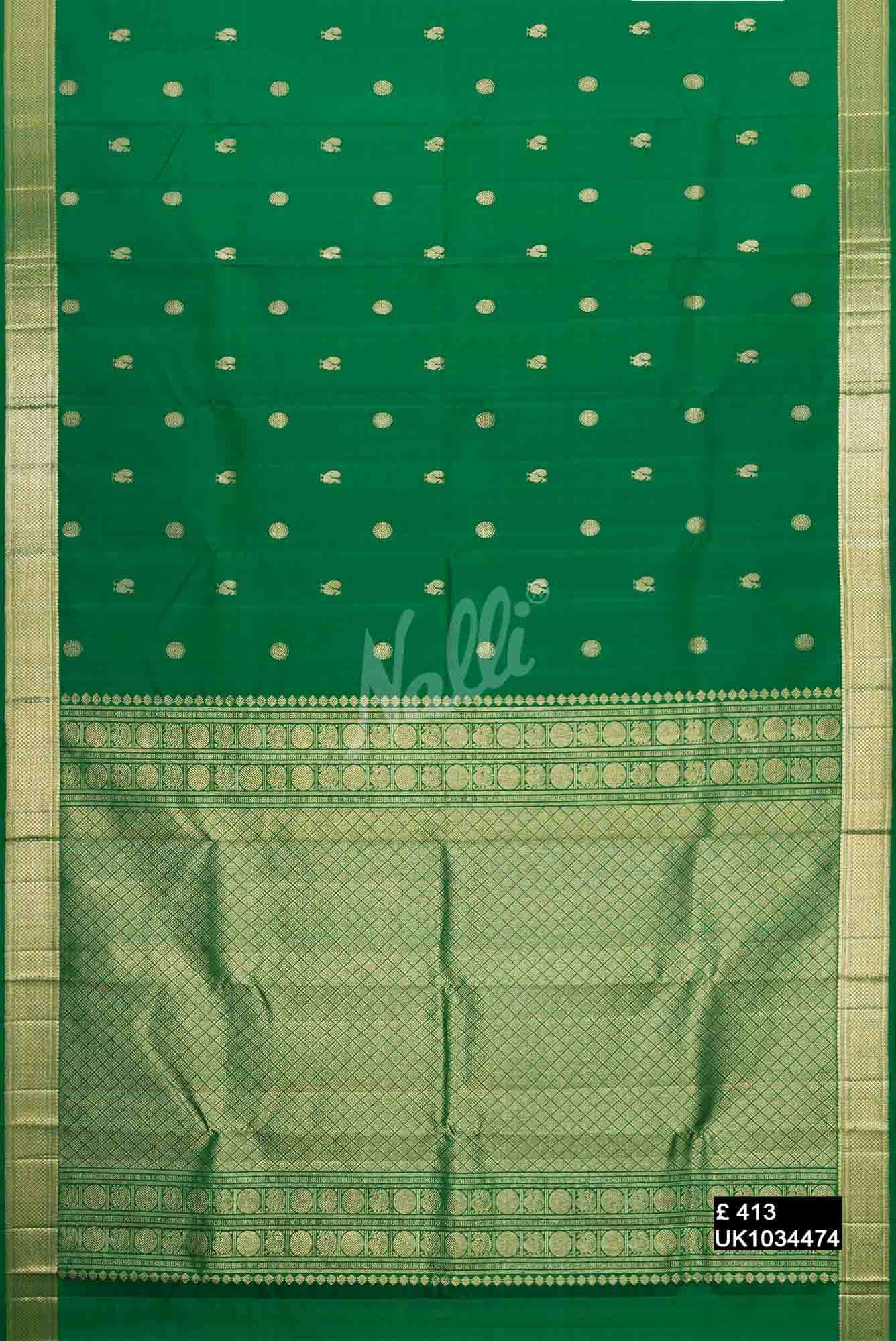 Green Kanchipuram Silk Saree