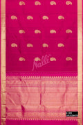 Magenta Kanchipuram Silk Saree