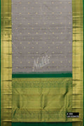 Grey Kanchipuram Silk Saree