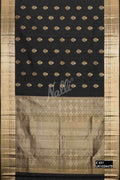 Black Kanchipuram Silk Saree