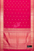 Dark Pink Kanchipuram Silk Saree