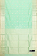 Pista Green Kanchipuram Silk Saree