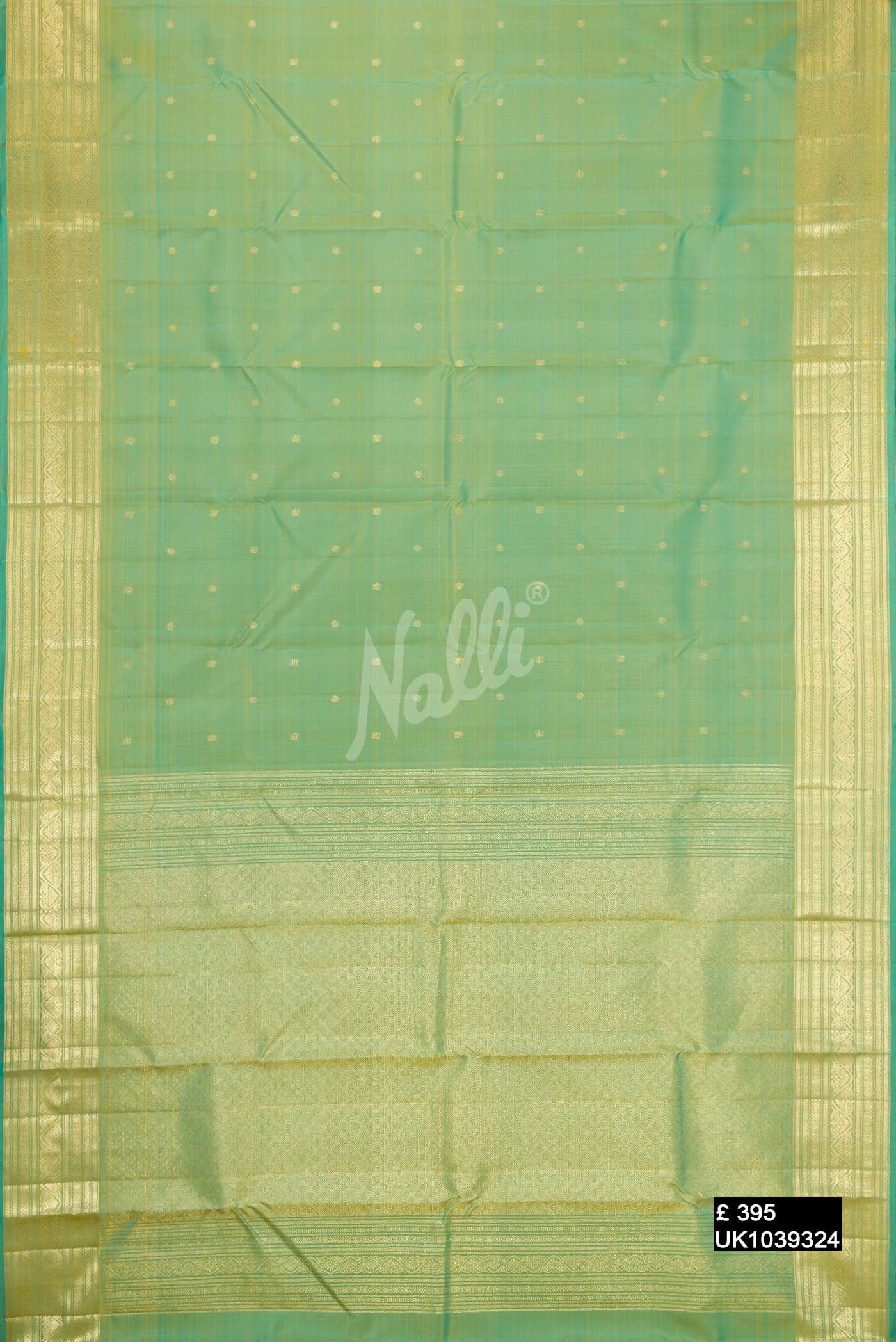 Light Green Kanchipuram Silk Saree