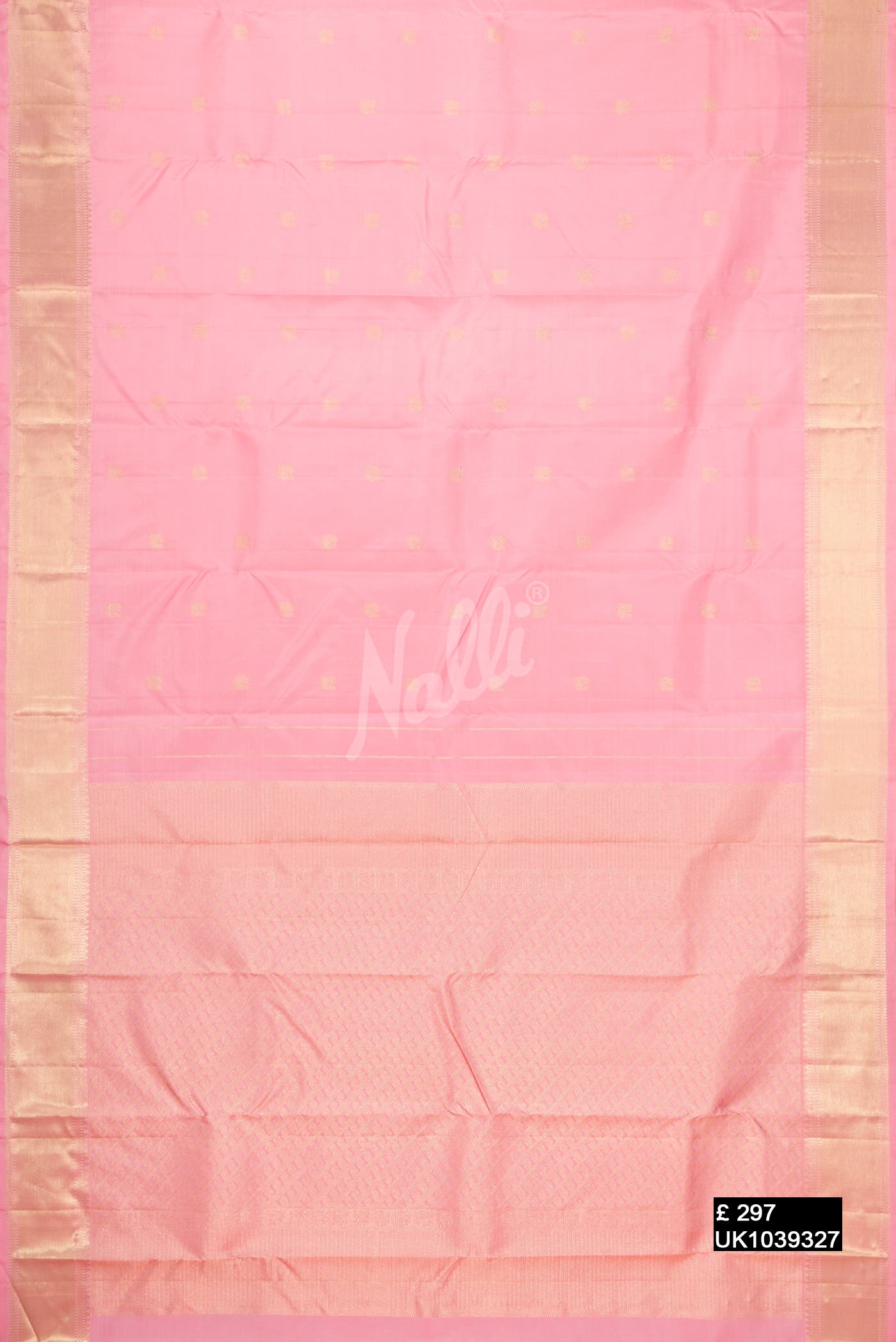 Pink Kanchipuram Silk Saree
